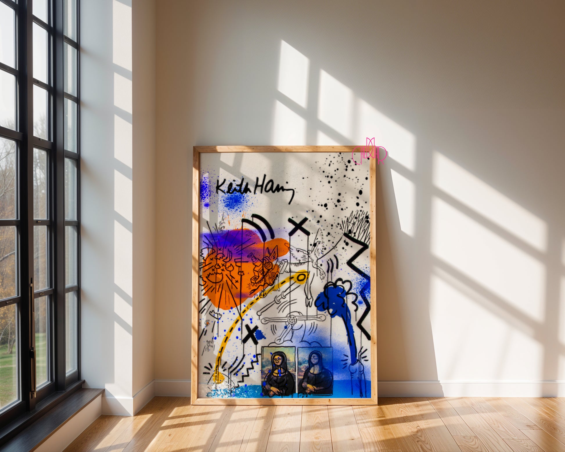 Keith Haring – The Street Mona Lisa