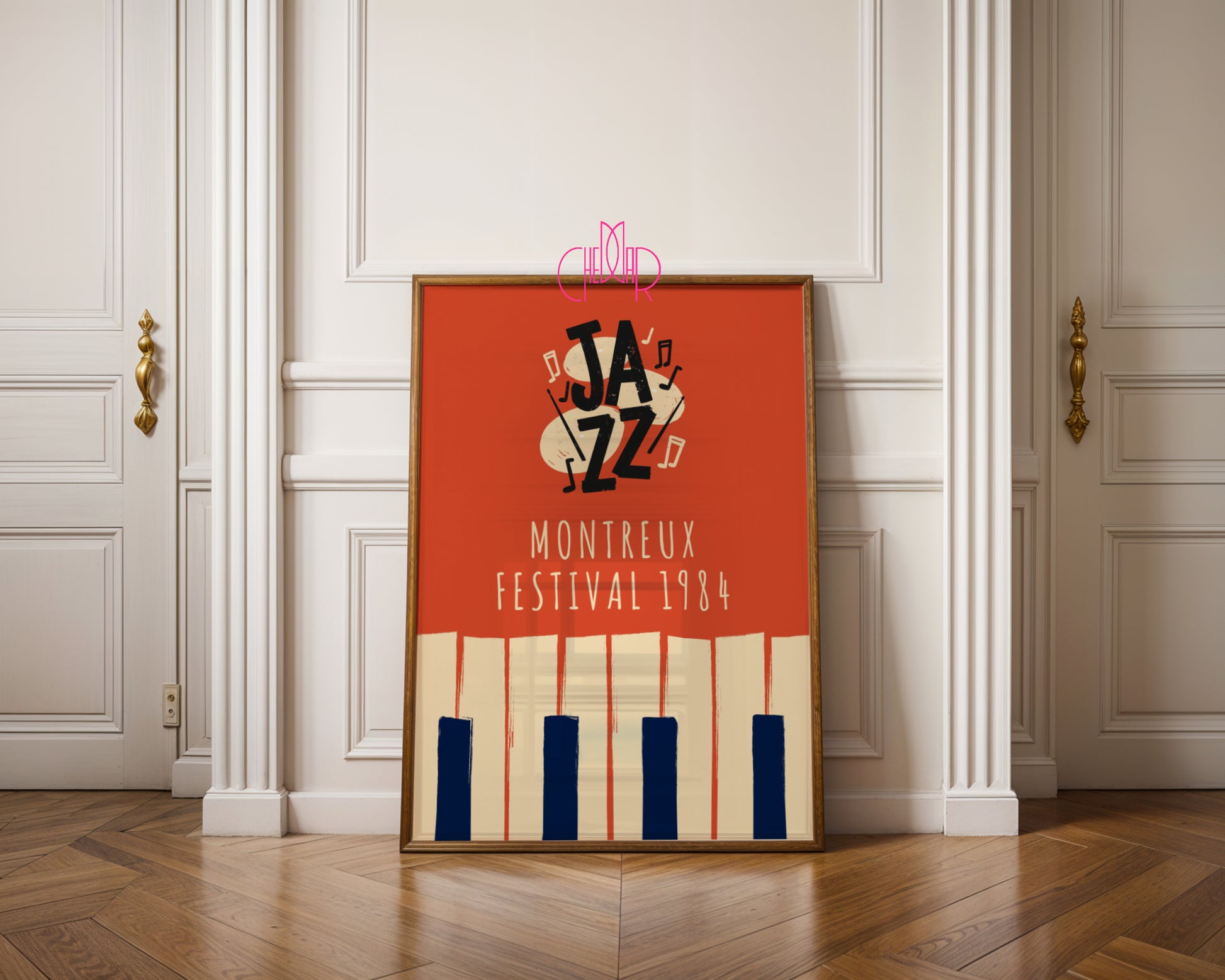 Plakat muzyczny z serii All That Jazz, Montreux 1984