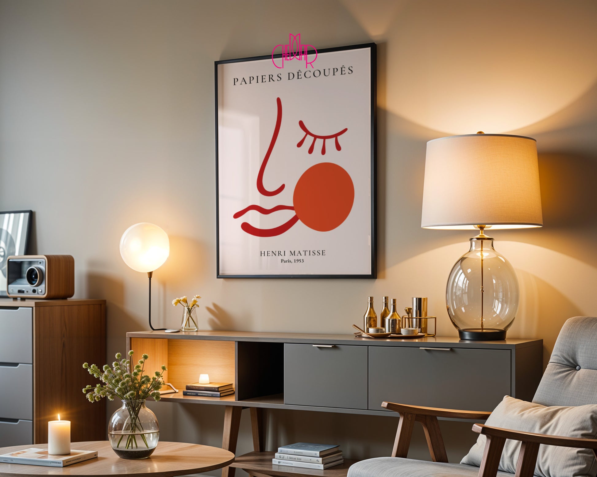 Henri Matisse – Portrait (Twarz) Papiers Découpés