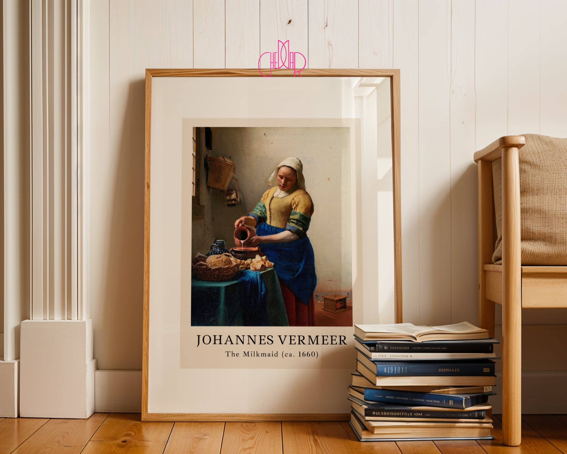 Plakat Johannes Vermmeer The Milk Made sztuka klasyczna, Vintage