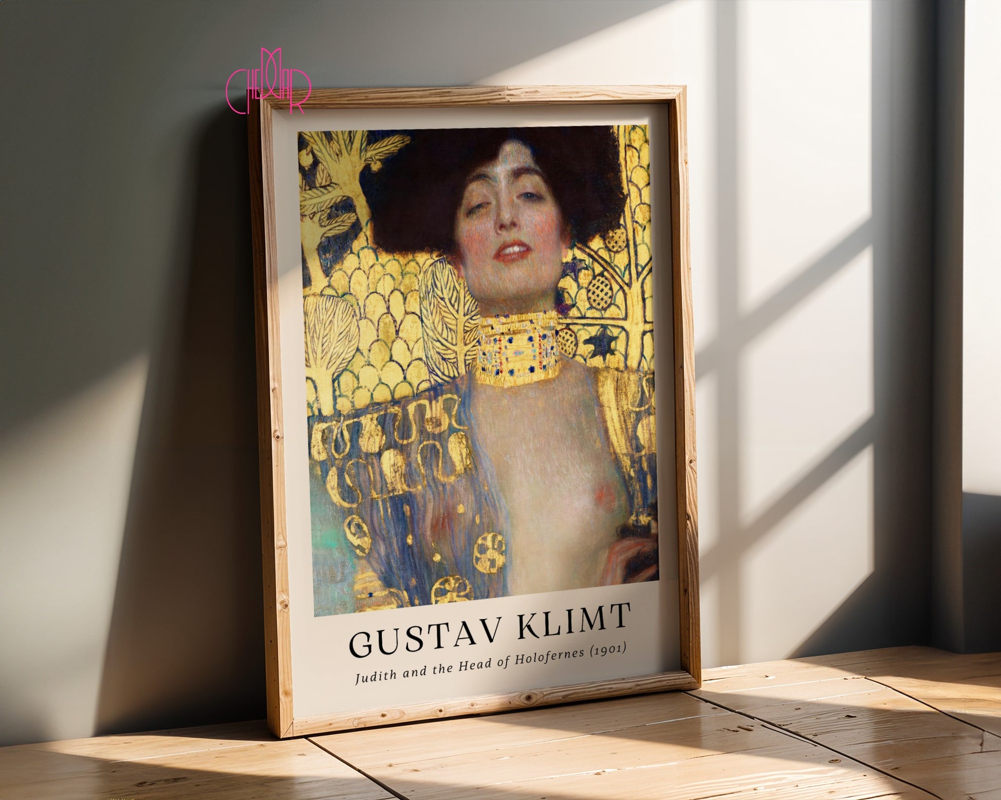 Plakat Gustaw Klimt Judith i głowa Holofernes'a, sztuka nowoczesna