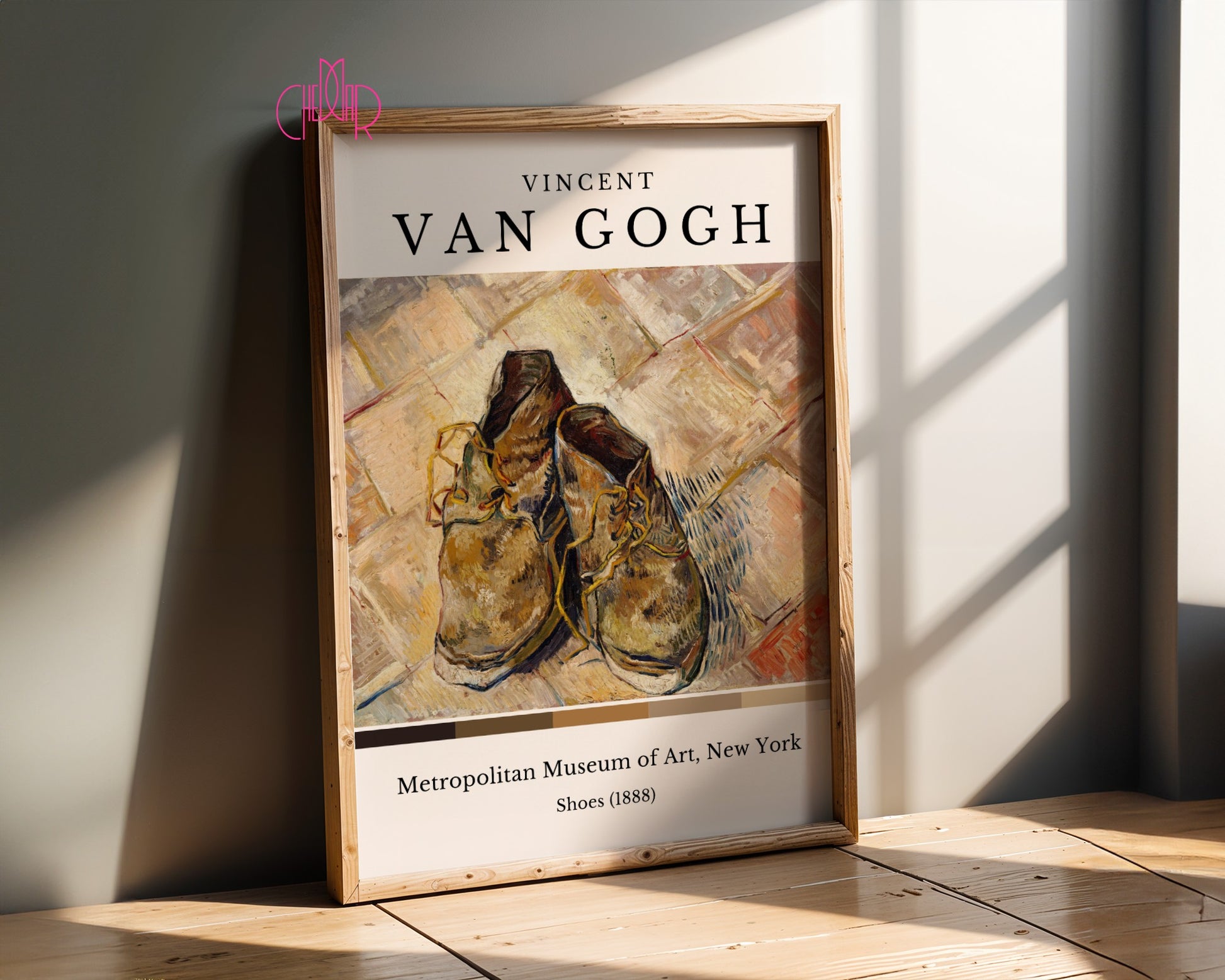 Plakat Vincent Van Gogh Shoes, Buty 1888, Muzeum Sztuki Nowy York