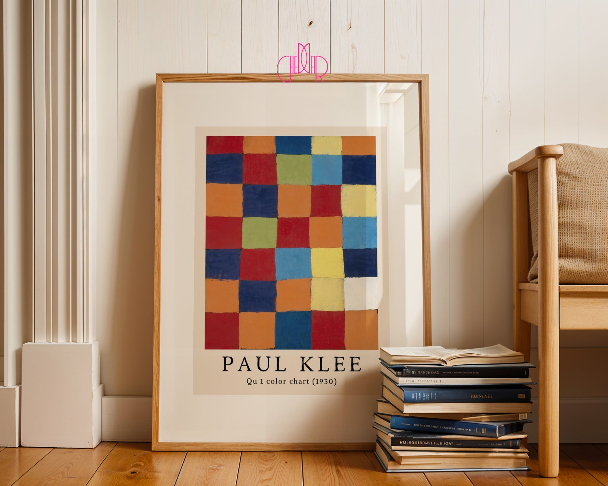 Paul Klee Qu 1 Color Chart – Geometric Abstract Poster