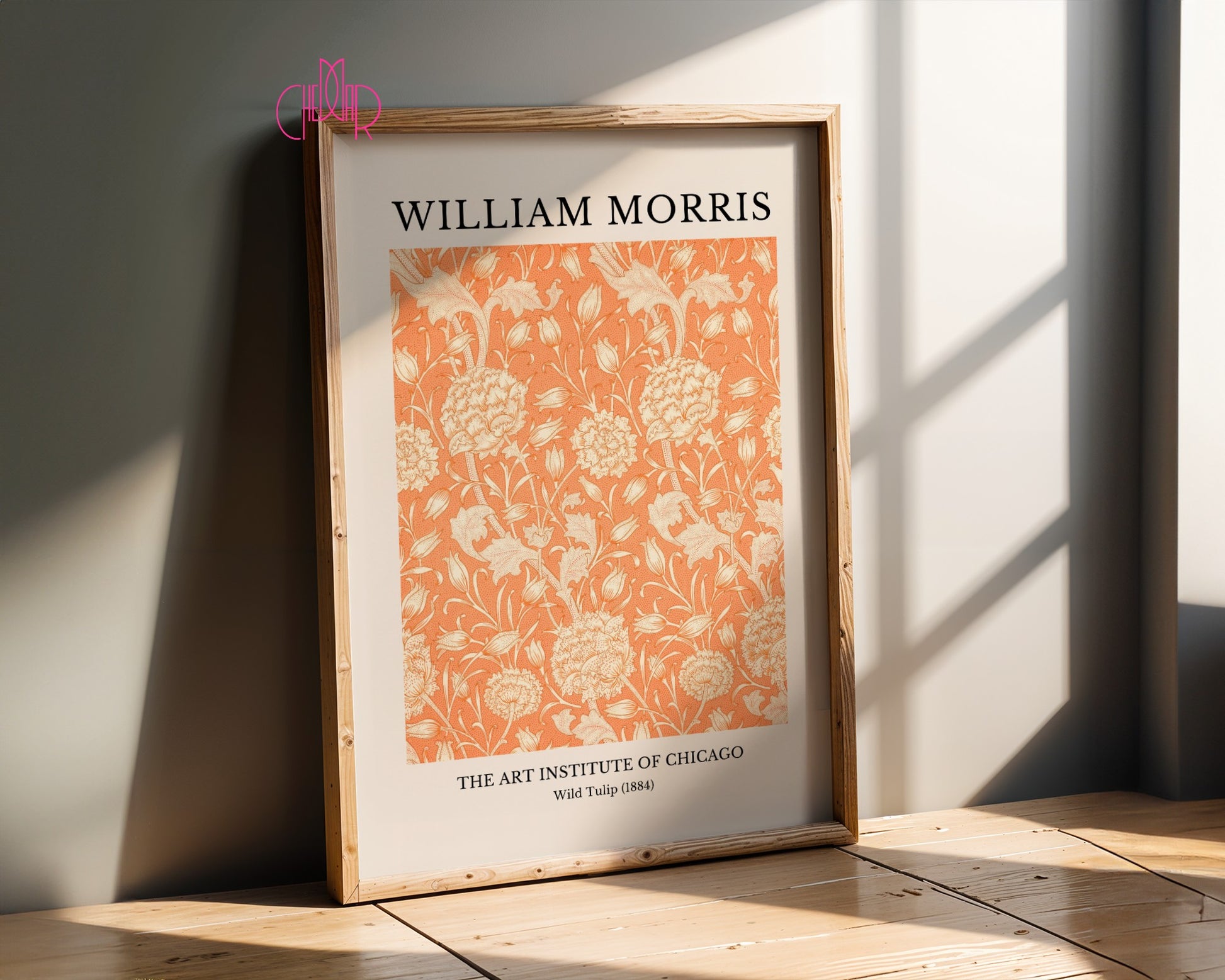 Plakat William Morris – Wild Tulip, The Art Institute of Chicago, 1884