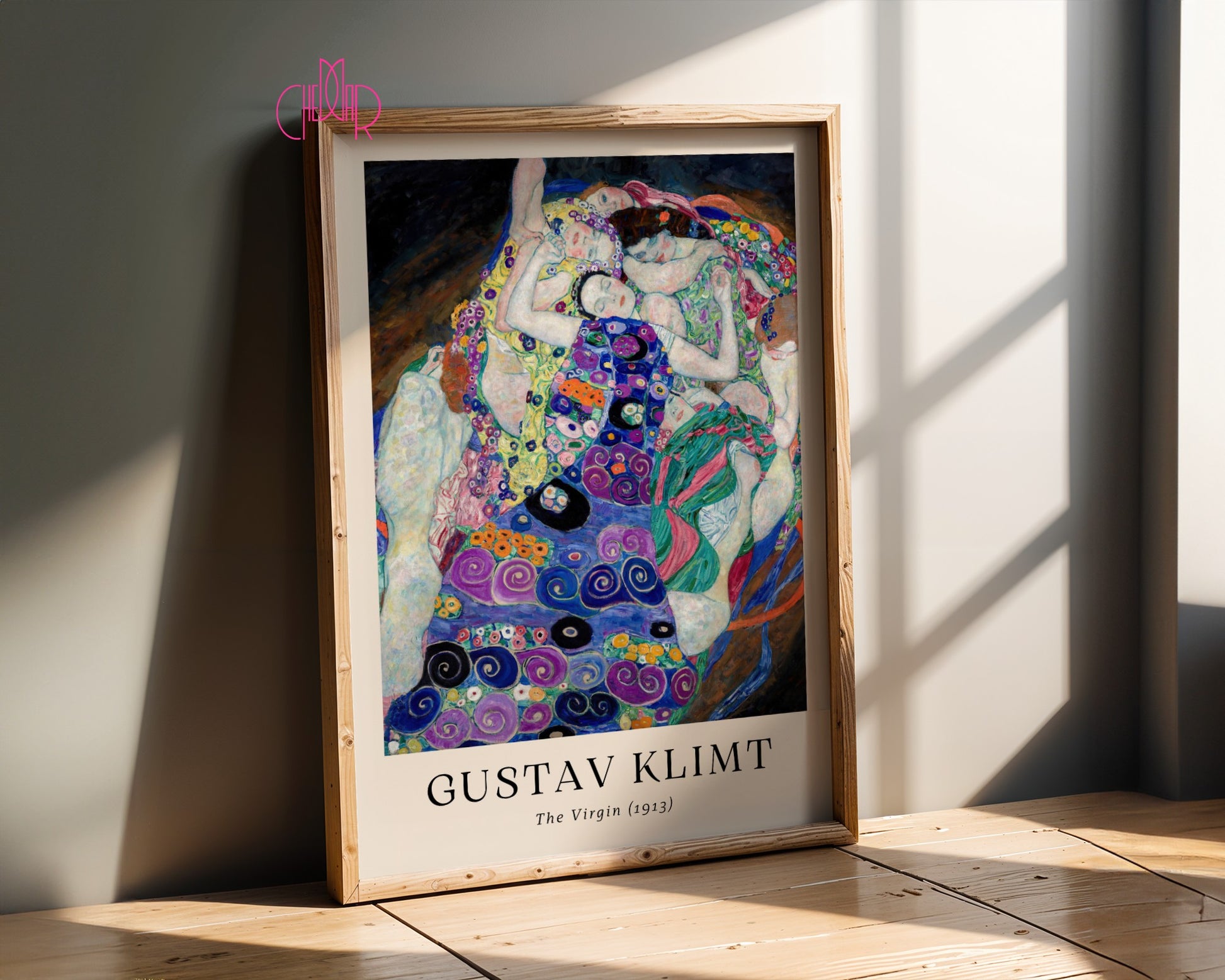 Plakat Gustaw Klimt The Virgin, dziewica, sztuka współczesna