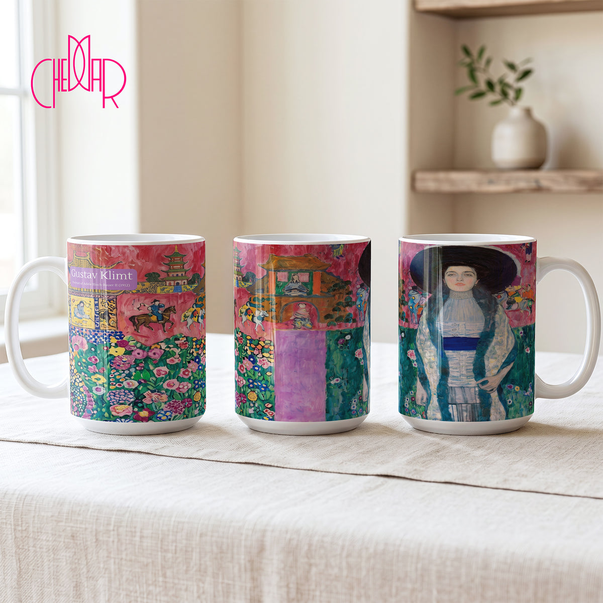 Gustav Klimt Adele Bloch-Bauer II - Kubek Ceramiczny | CheddarArt