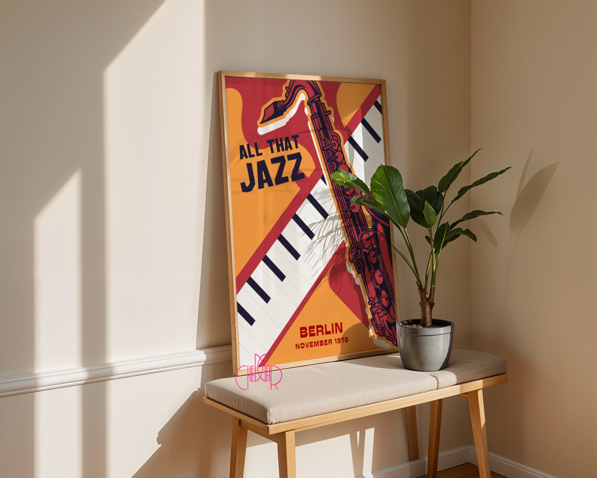 Plakat muzyczny z serii All That Jazz, Berlin 1976