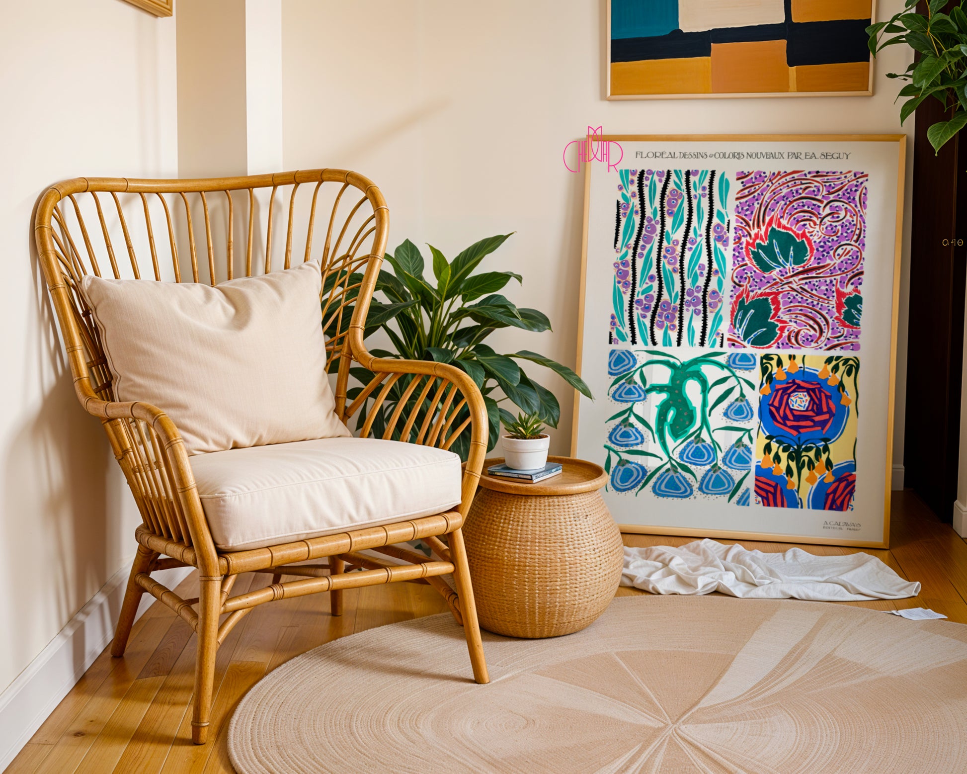 E.A. Séguy: Floreal Dessins | Vintage Art Print