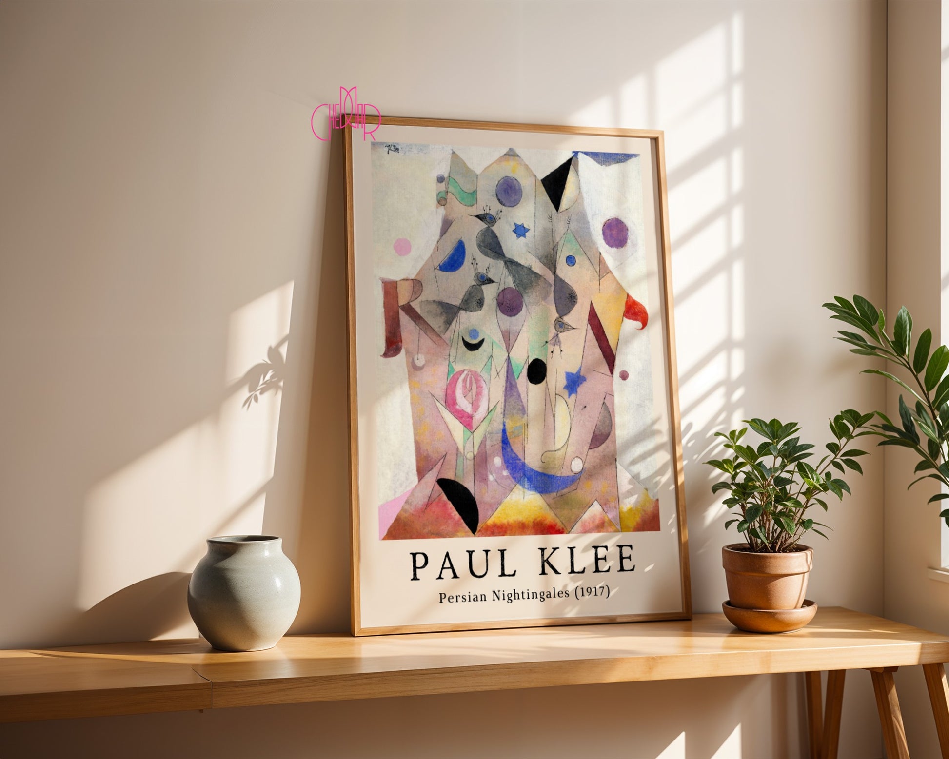Plakat Paul Klee Persian Nightingales kubizm, abstrakcja