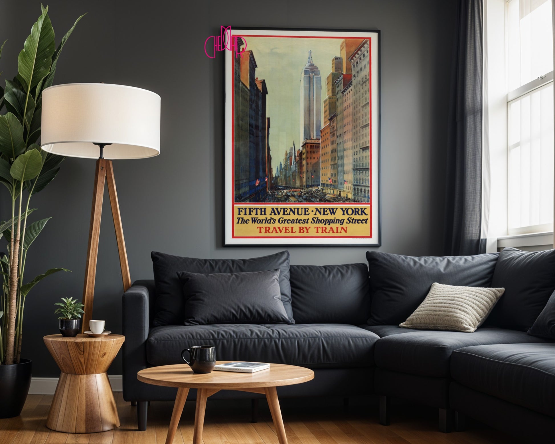 Plakat Retro – Fifth Avenue, New York – The World’s Greatest Shopping Street, 1920s