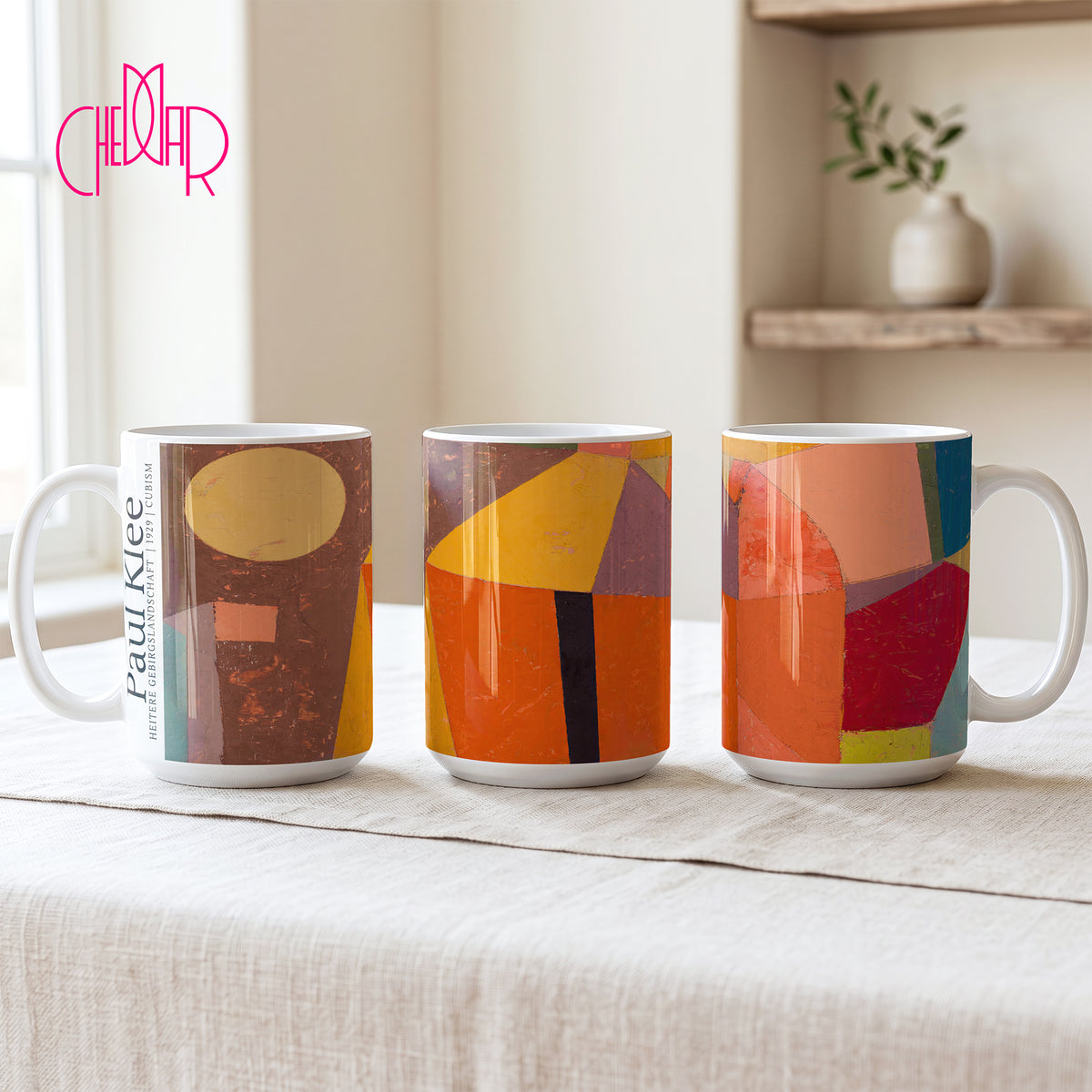 Paul Klee Heitere Gebirgslandschaft - Kubek Ceramiczny | CheddarArt