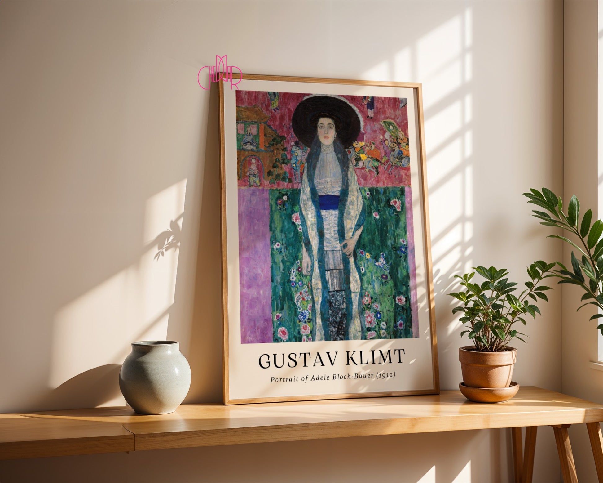 Plakat Gustaw Klimt Portrait of Adele Bloch-Bauer, sztuka współczesna