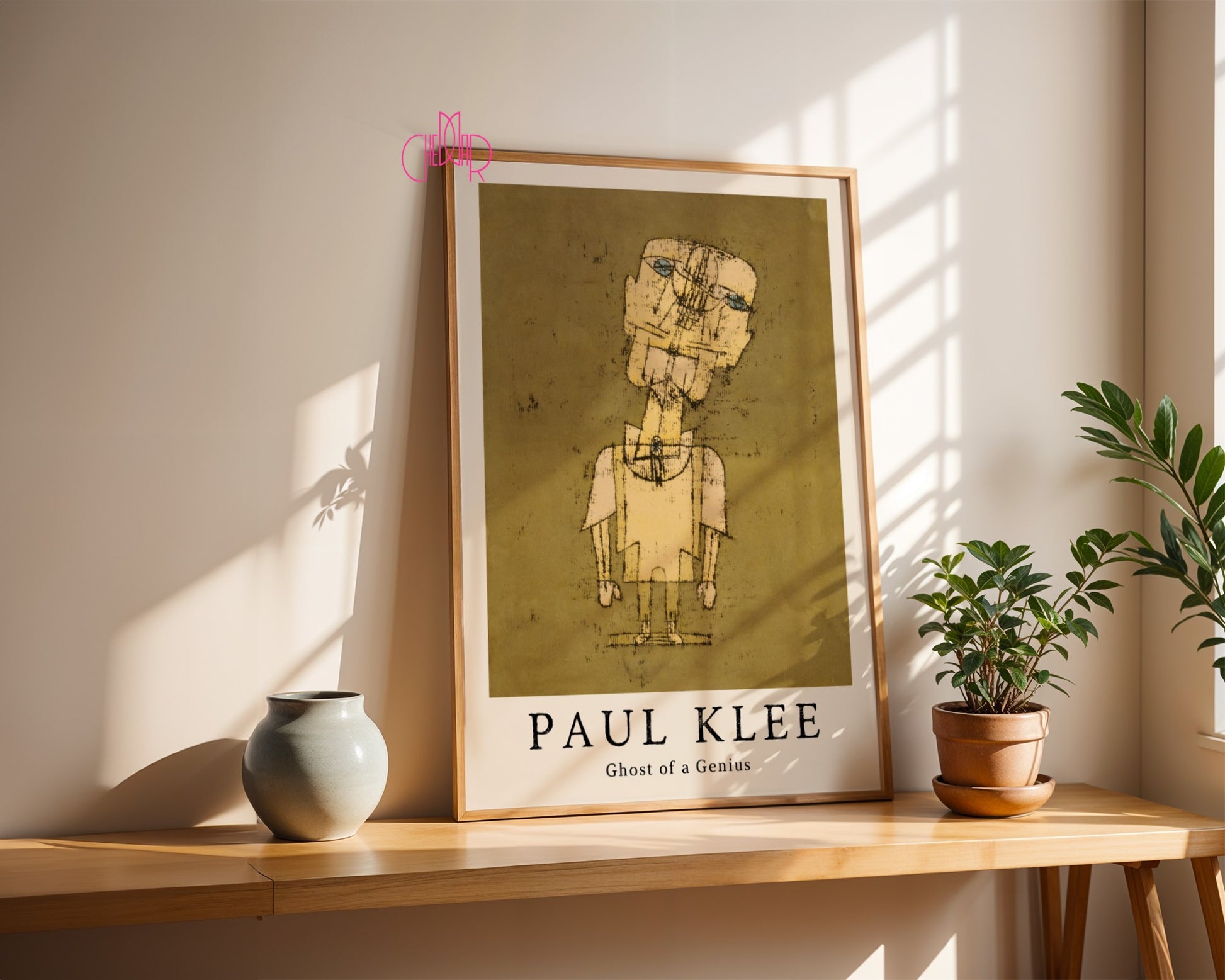 Plakat Paul Klee Duch Geniusza, kubizm, abstrakcja, współczesność