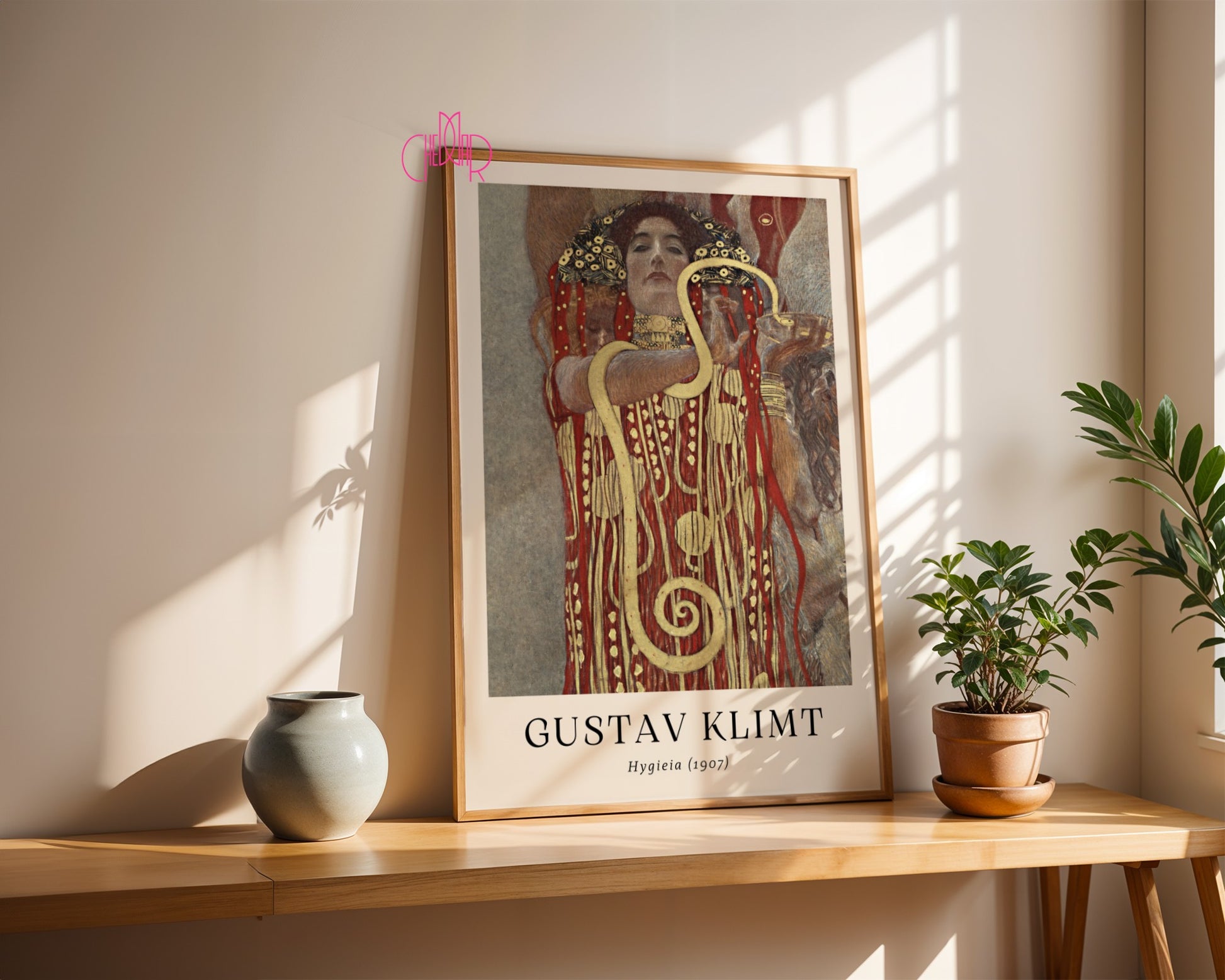 Plakat Gustaw Klimt Hygieia, sztuka współczesna, art nouveau