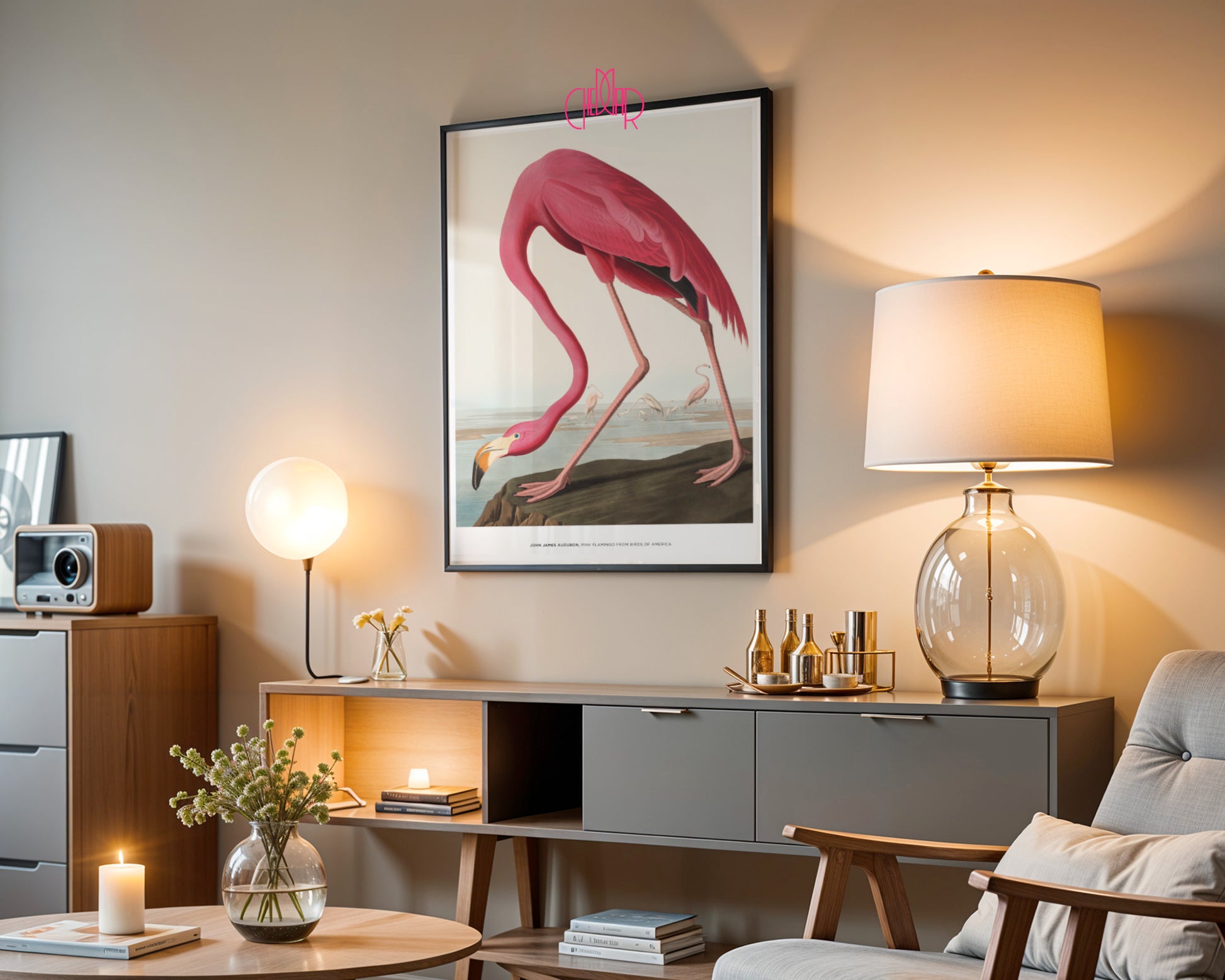 John James Audubon – Flaming Różowy