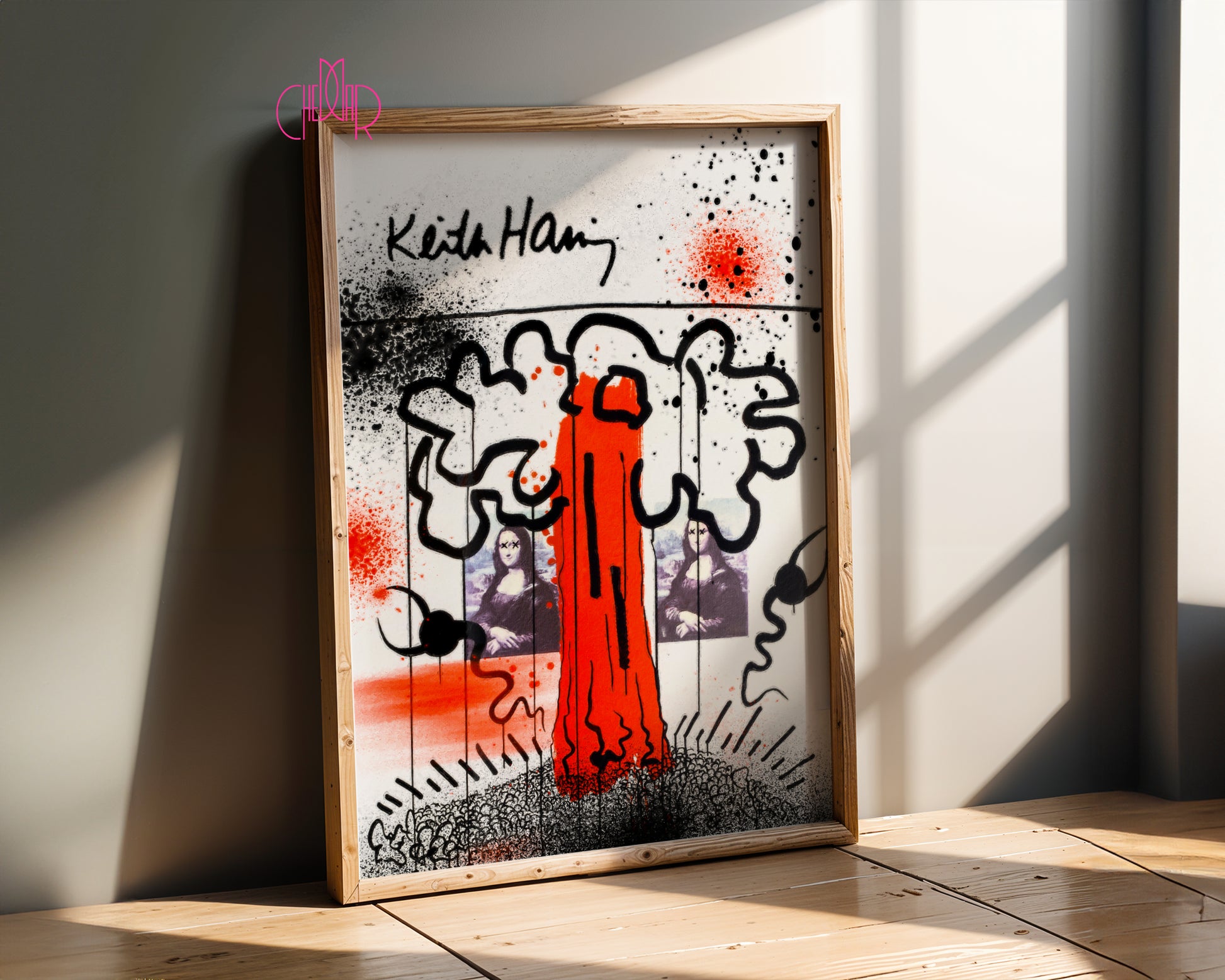 Keith Haring – The Atomic Mona Lisa Poster