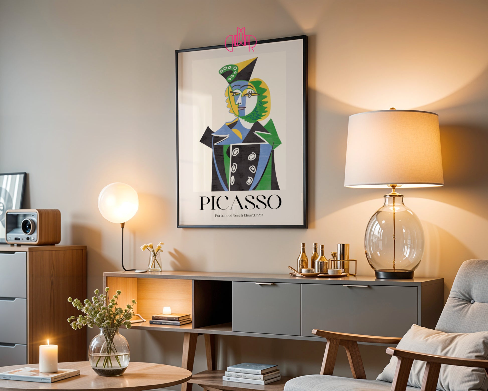 Picasso – Portrait of Nusch Éluard 1937 | Plakat Galeryjny Fauve Kubistyczna wibracja barw i poetycka dusza