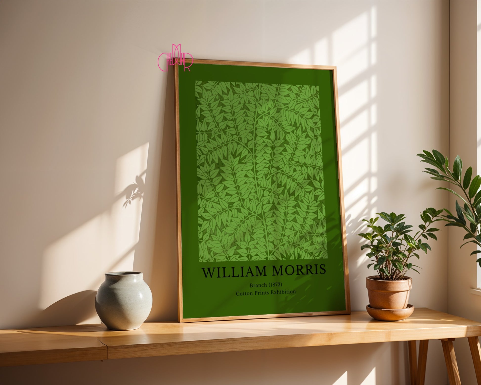 Plakat William Morris – Cotton Prints Exhibition, Branch 1872