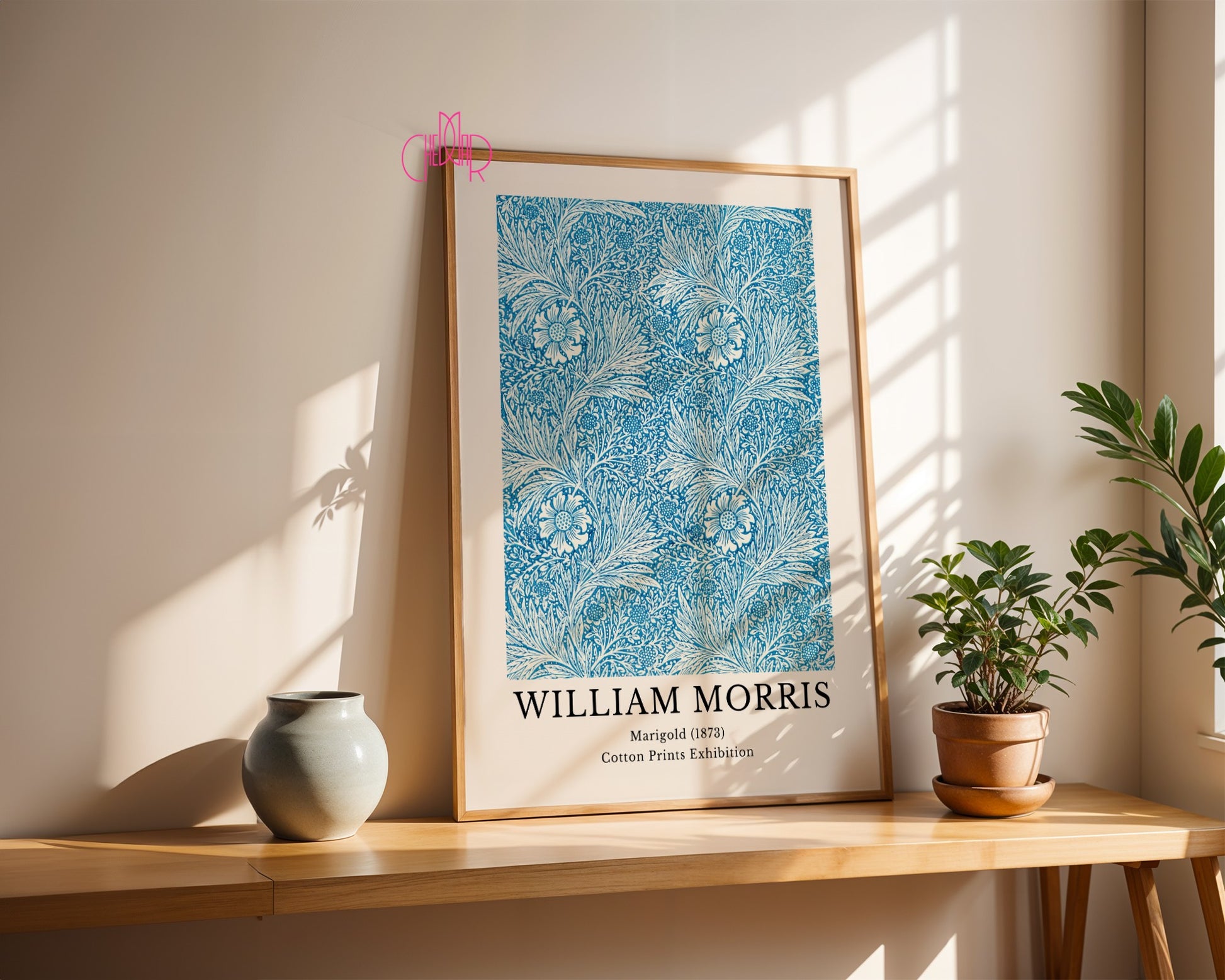 Plakat William Morris – Marigold, Cotton Print Exhibition 1873