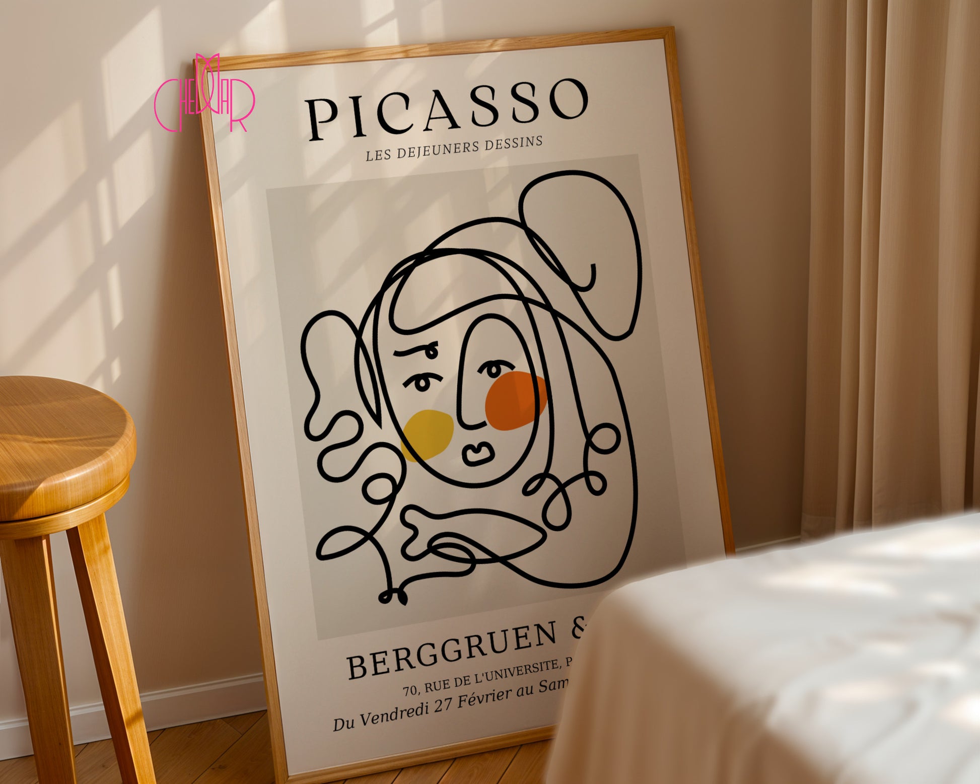 Pablo Picasso – Berggruen & Cie Abstract Portrait Sketch