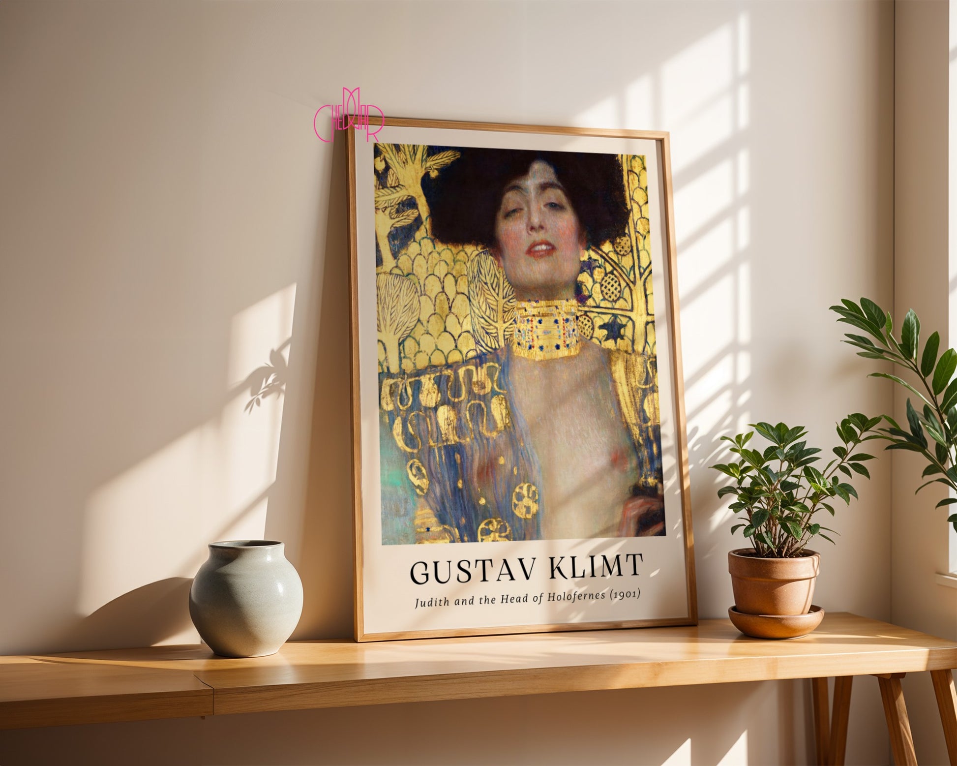 Plakat Gustaw Klimt Judith i głowa Holofernes'a, sztuka nowoczesna