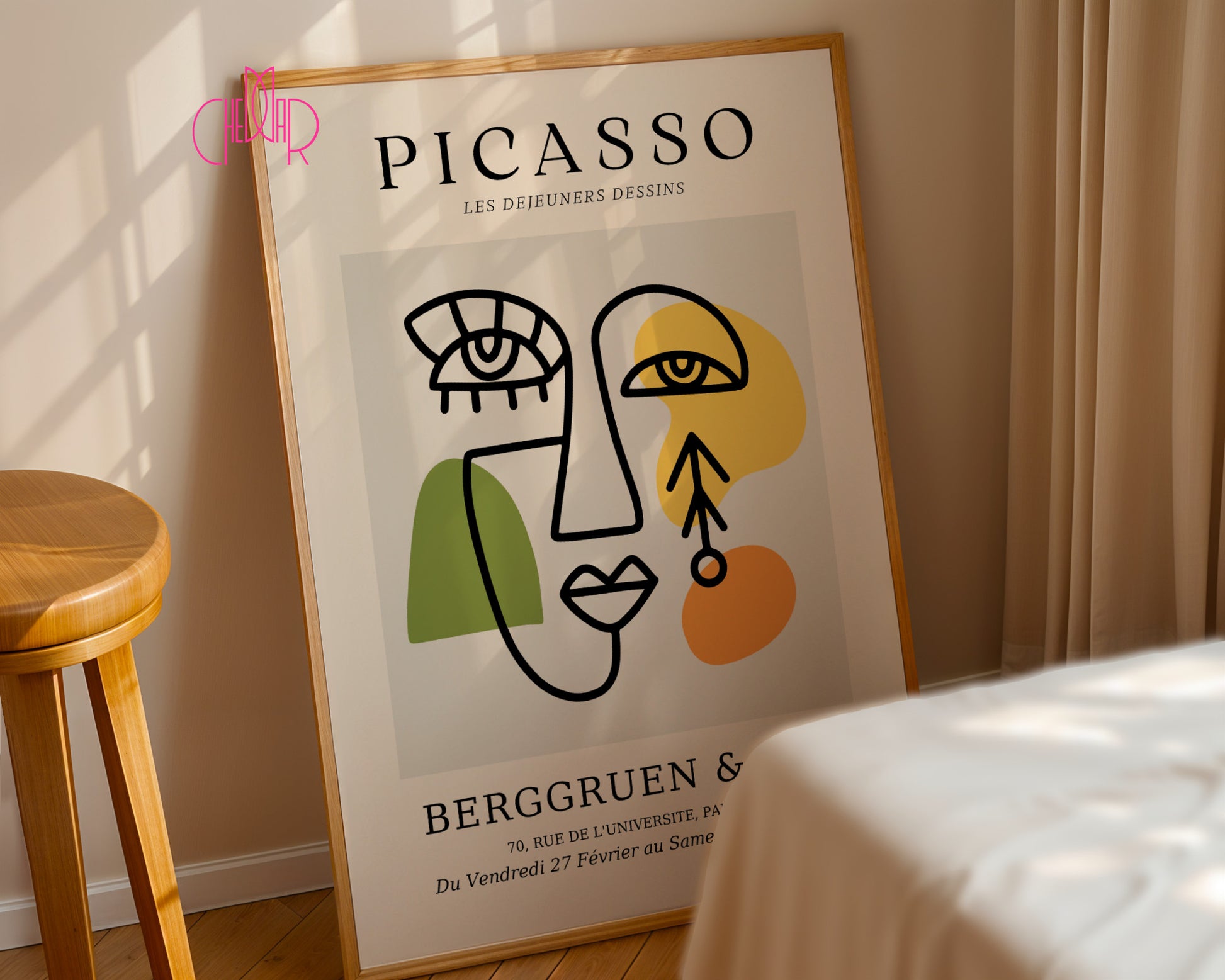 Pablo Picasso – Berggruen & Cie Abstract Multi-Color Face