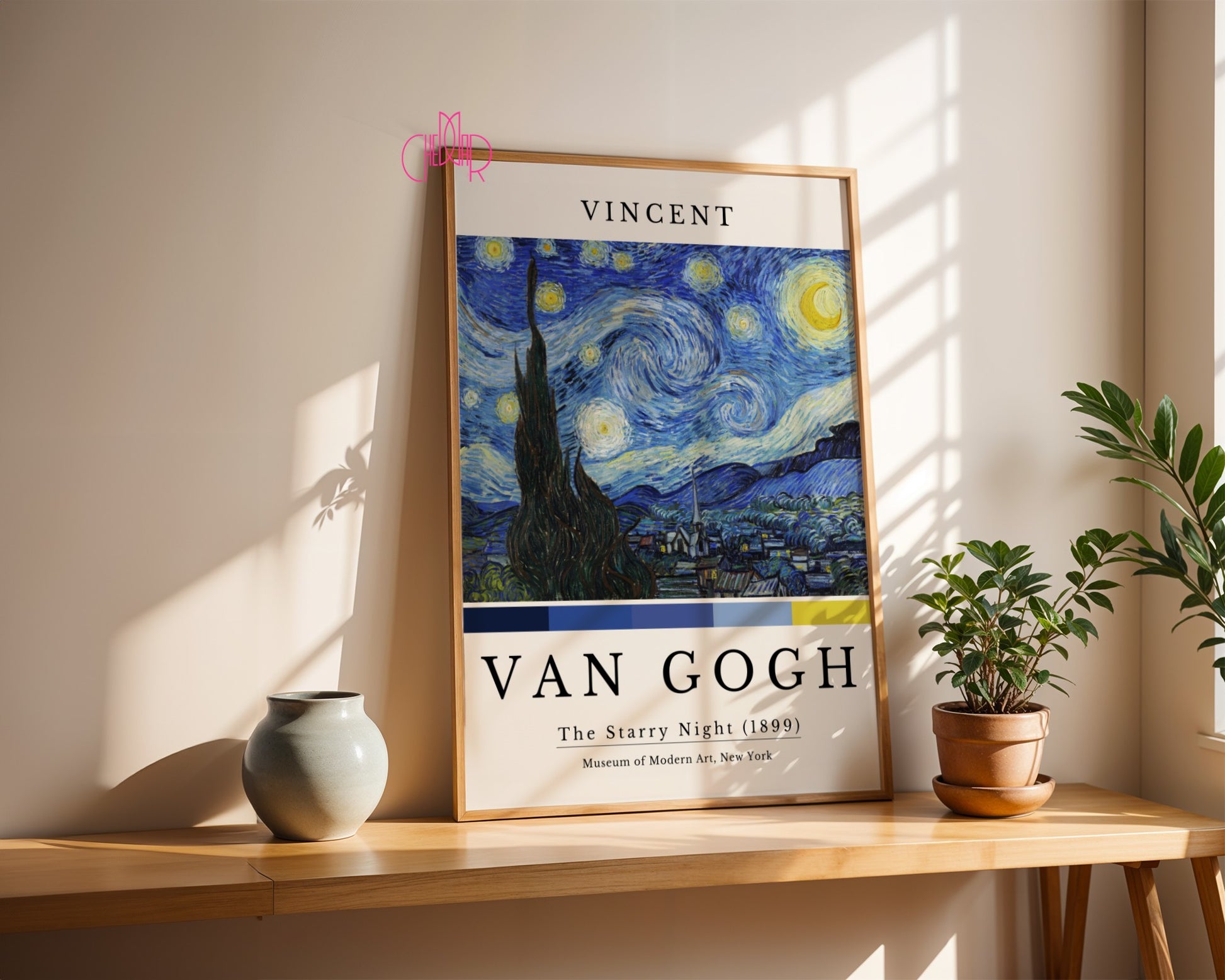 Plakat Vincent Van Gogh The Starry Night, Sztuka Współczesna