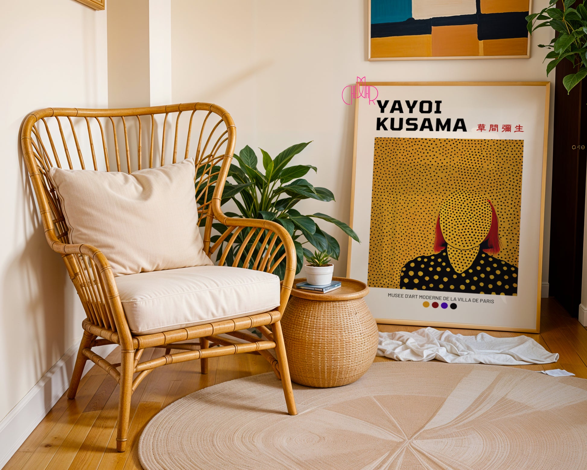 Yayoi Kusama – Yellow Infinity Dots: Hipnotyzujący Autoportret