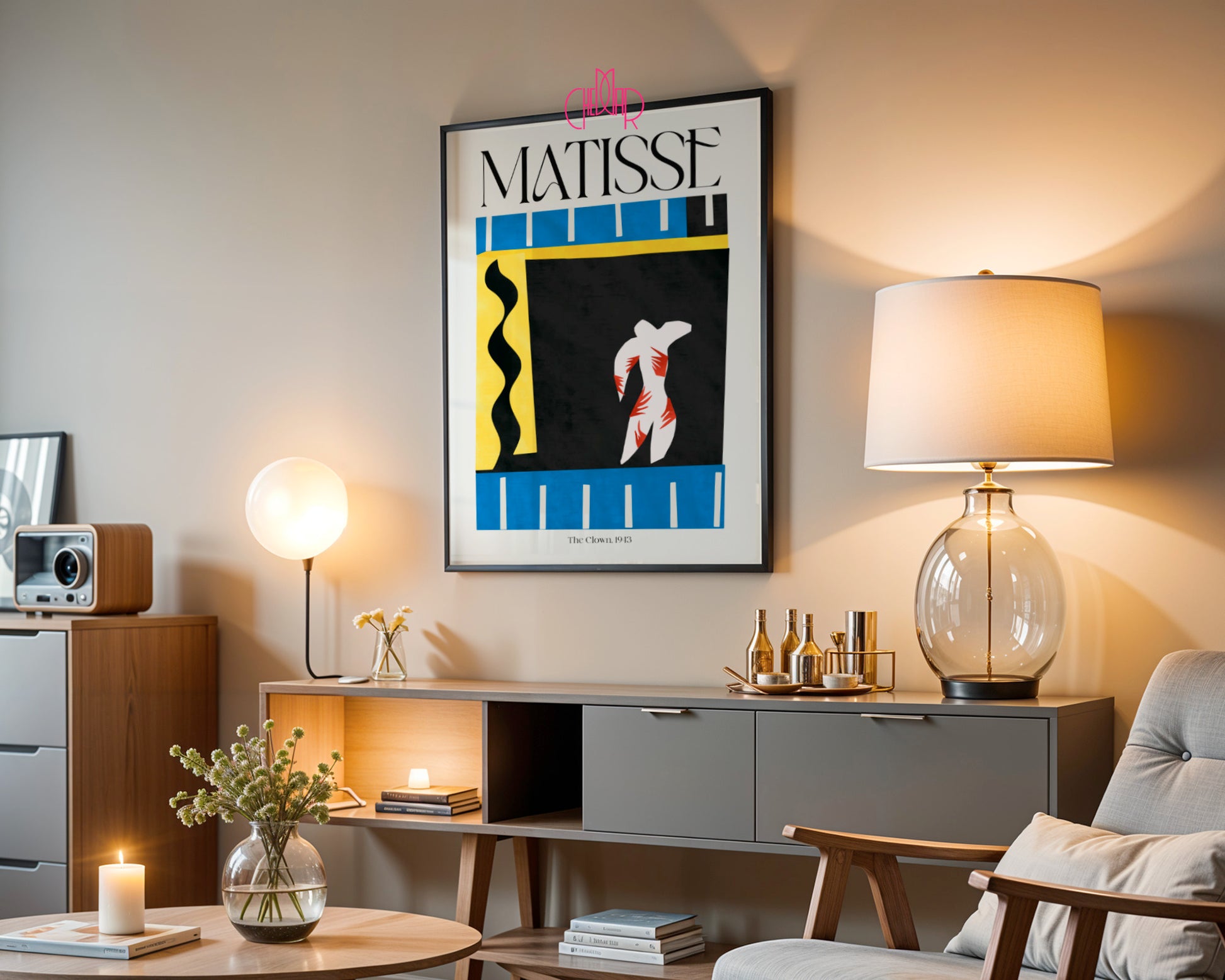 Matisse – The Clown 1943 | Plakat Galeryjny Jazz Cirque
