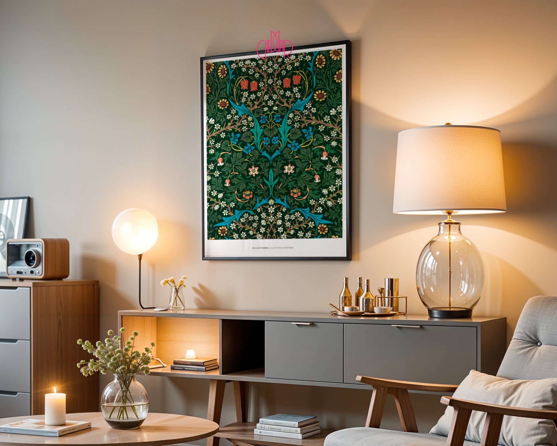 Klasyka Arts & Crafts – Wzór Tulip (William Morris, 1875