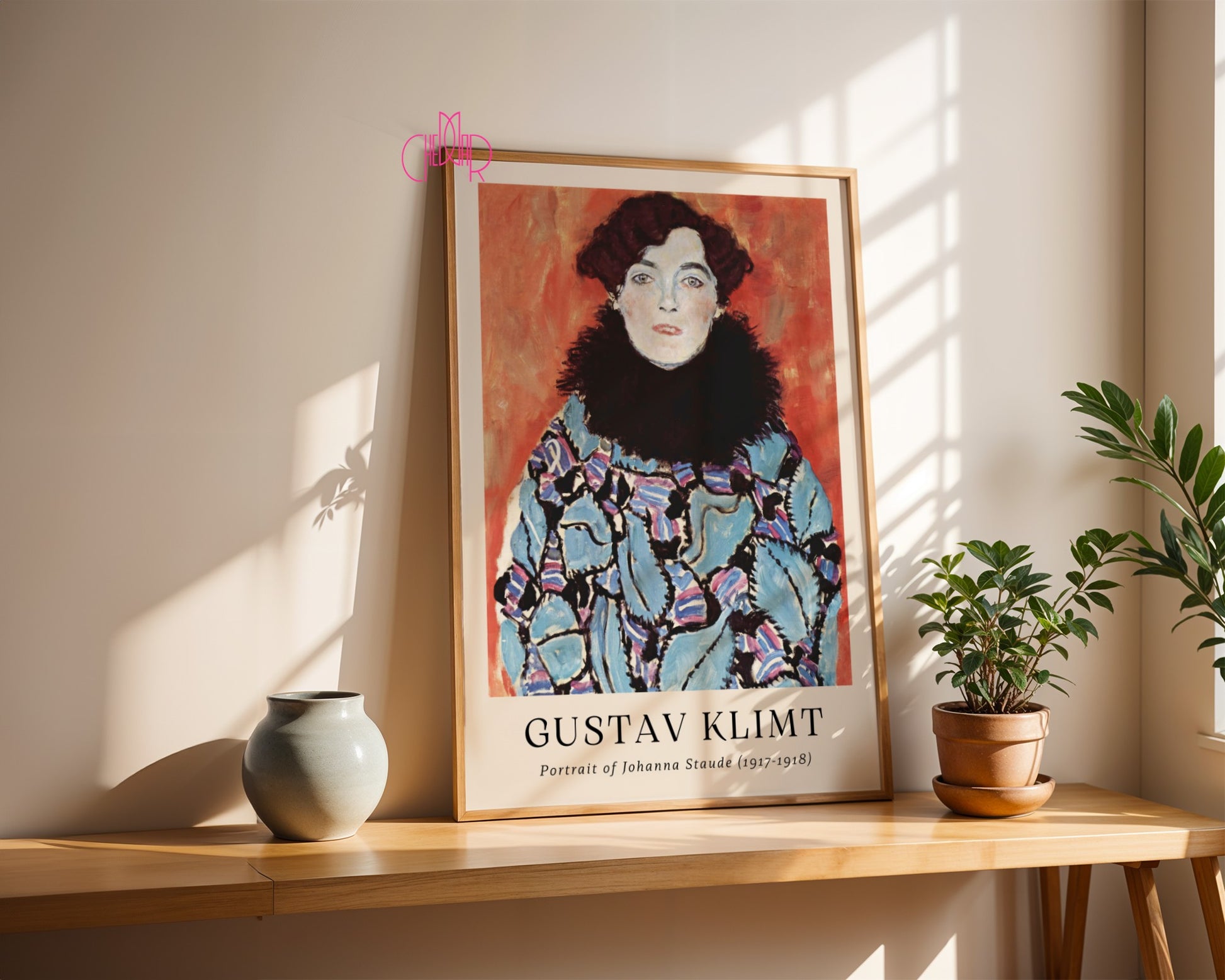 Plakat Gustaw Klimt portret Johanny Staude, sztuka nowoczesna