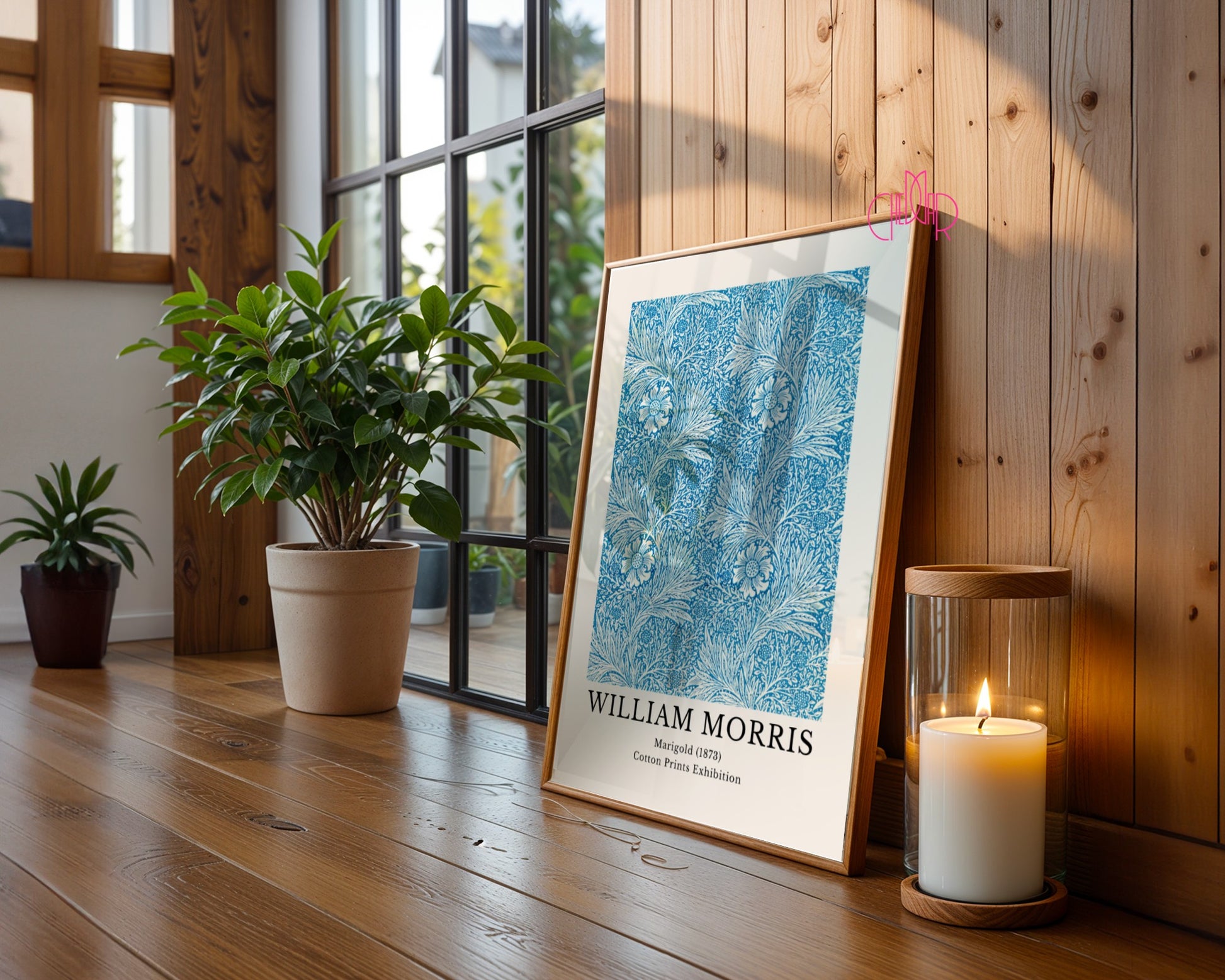 Plakat William Morris – Marigold, Cotton Print Exhibition 1873