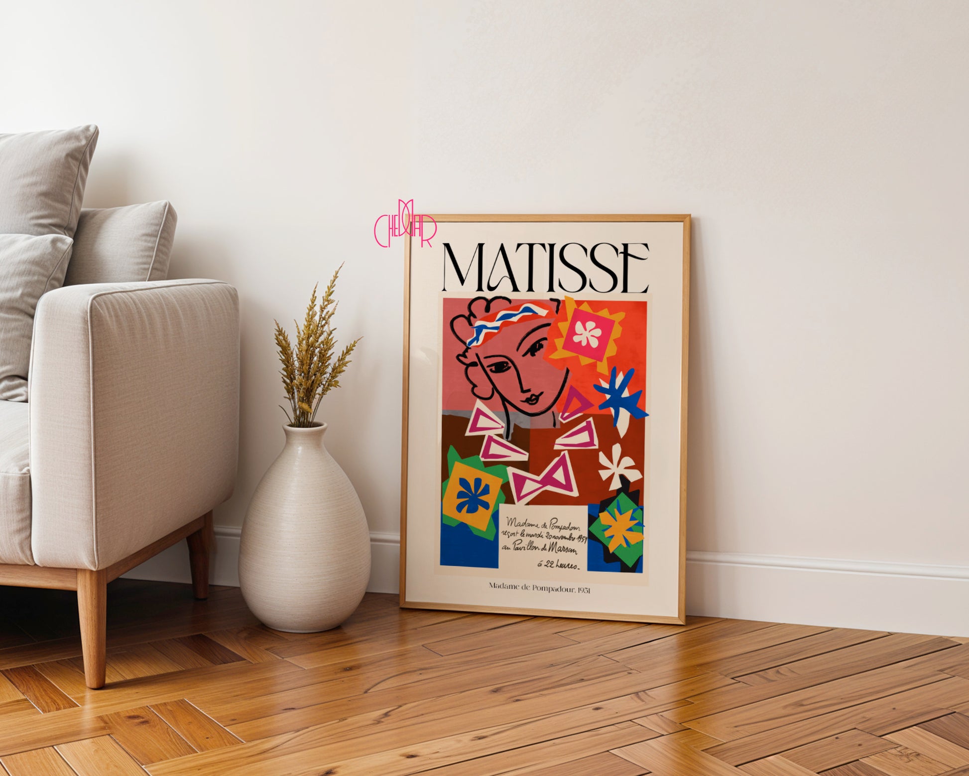 Matisse – Large Decoration with Masks (1953) | Plakat Galeryjny Floral
