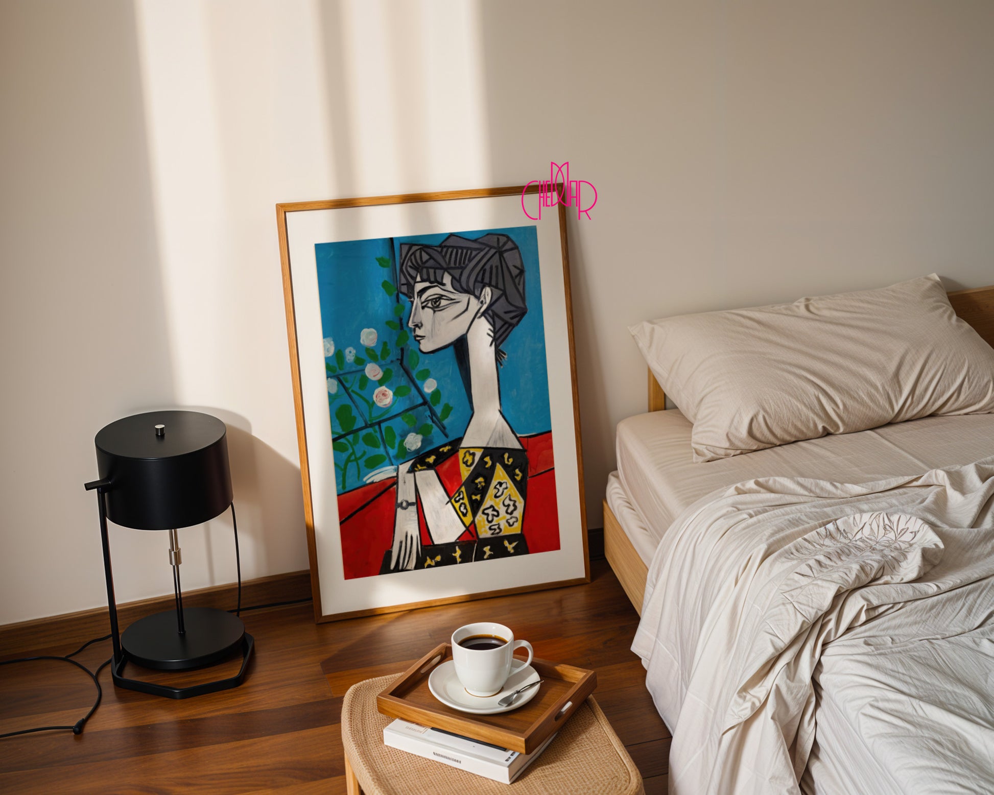 Pablo Picasso – Jacqueline with Flowers Abstract Portrait