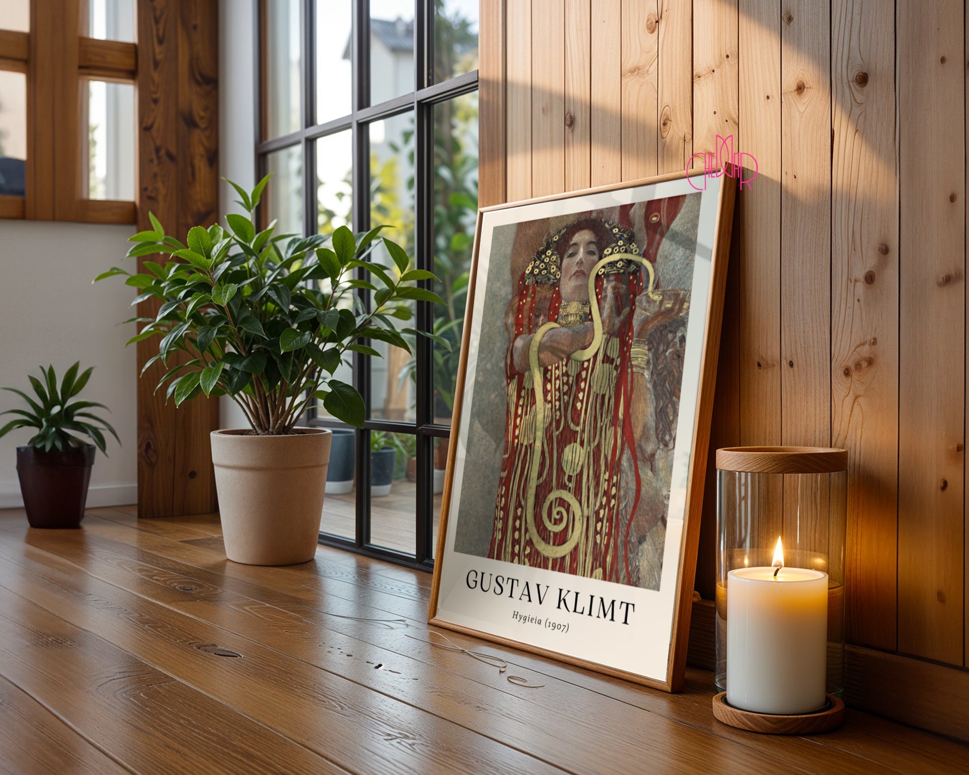 Plakat Gustaw Klimt Hygieia, sztuka współczesna, art nouveau