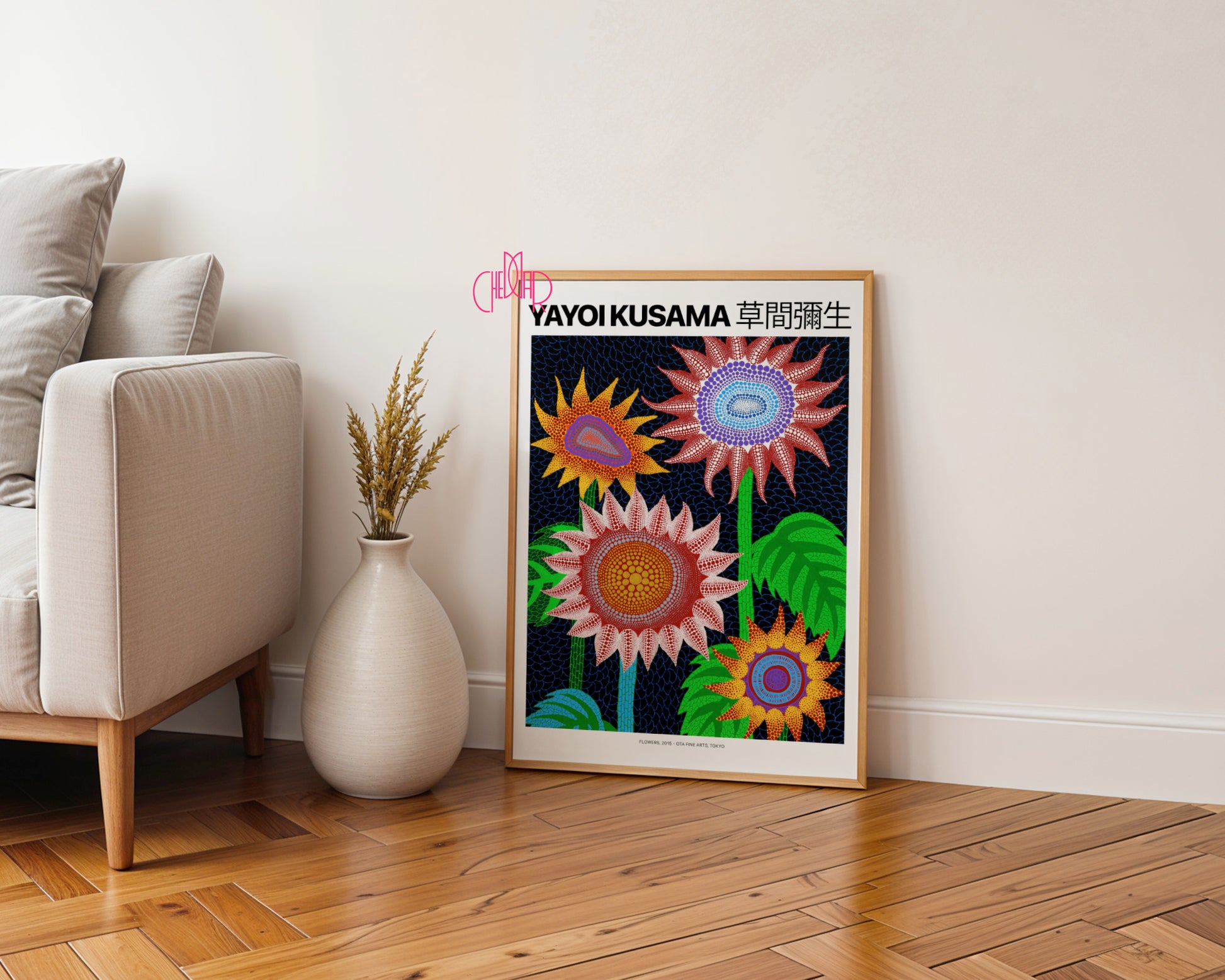 Yayoi Kusama – Flowers (2015): Egzotyczny Ogród Wyobraźni