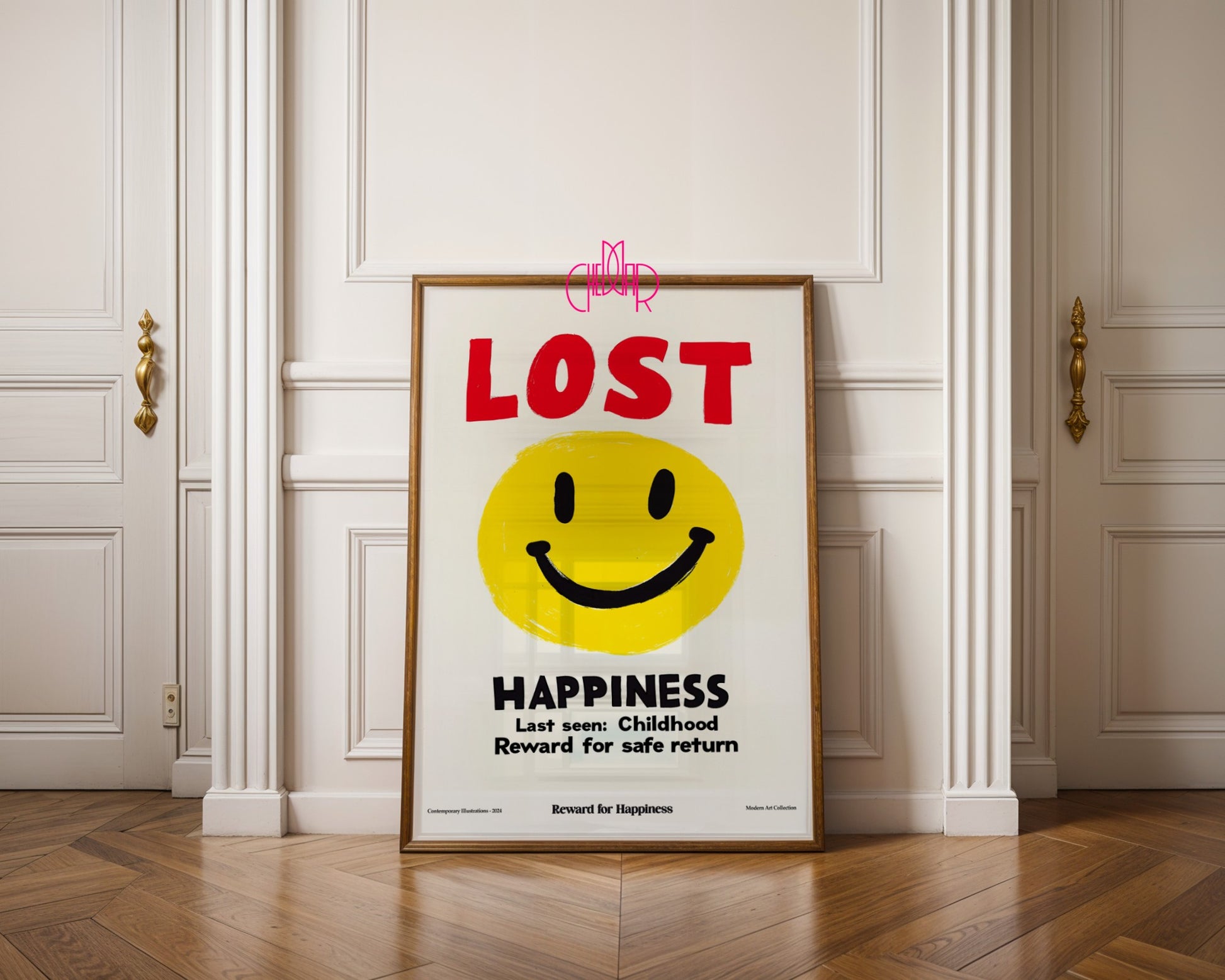 Plakat modernistyczny, Lost Happiness, zagubione szczęście