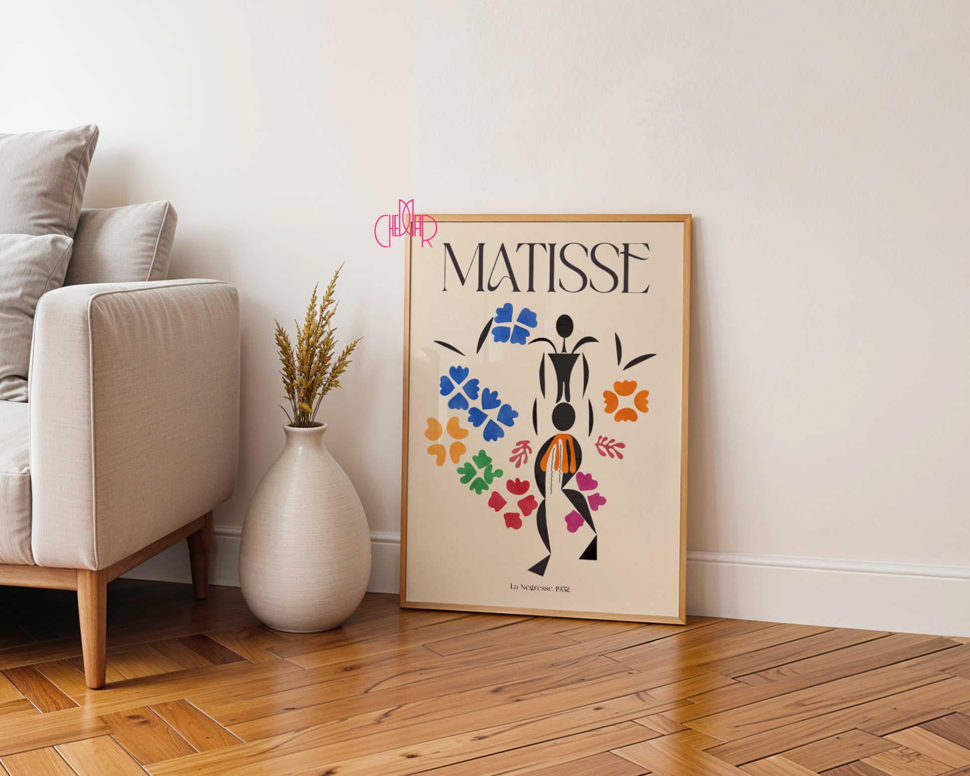 Tańczące Formy: Floral Silhouette – Matisse, La Négresse Composition