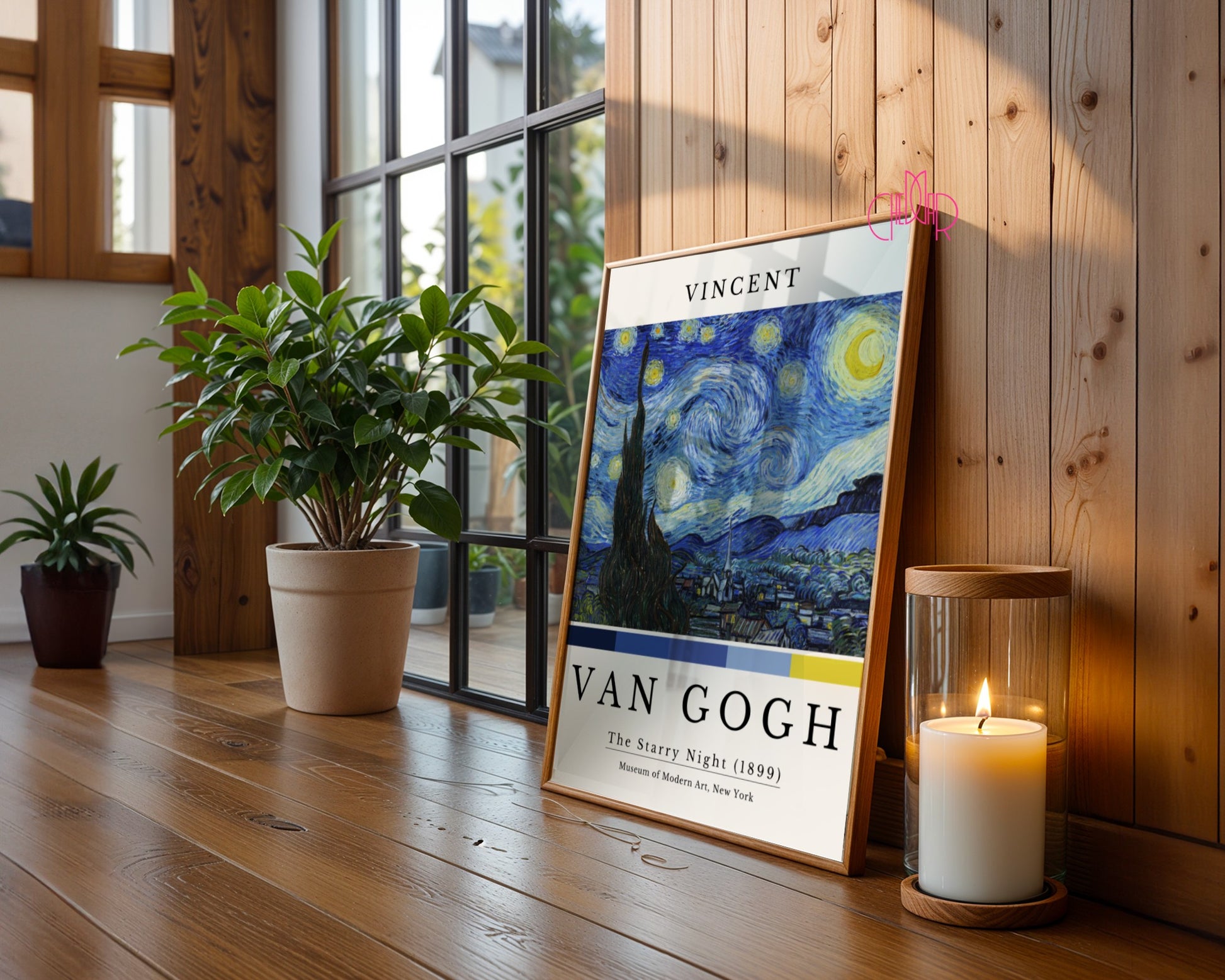 Plakat Vincent Van Gogh The Starry Night, Sztuka Współczesna