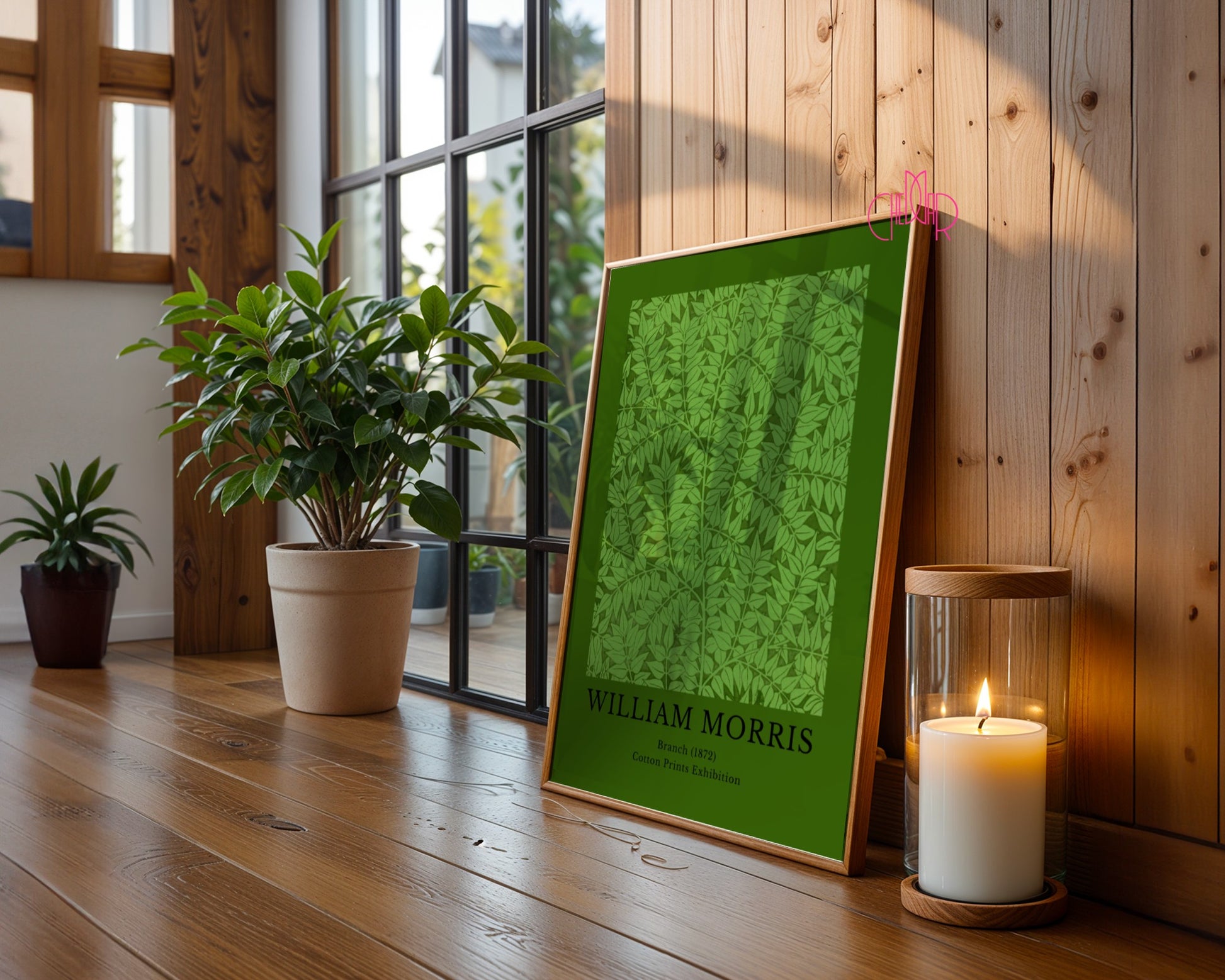 Plakat William Morris – Cotton Prints Exhibition, Branch 1872