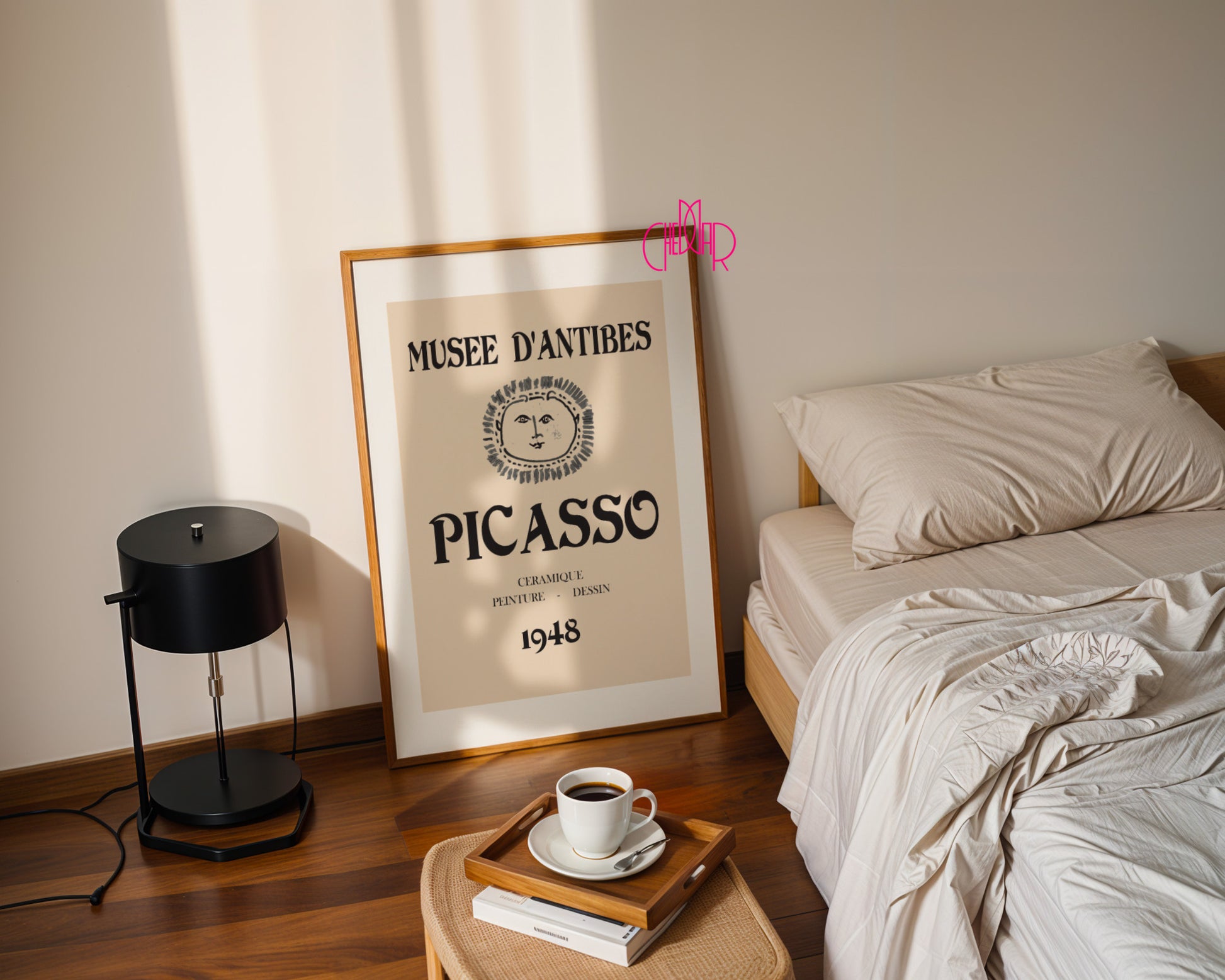 Pablo Picasso – Musée d'Antibes 1948 Ceramic Sun Exhibition Poster