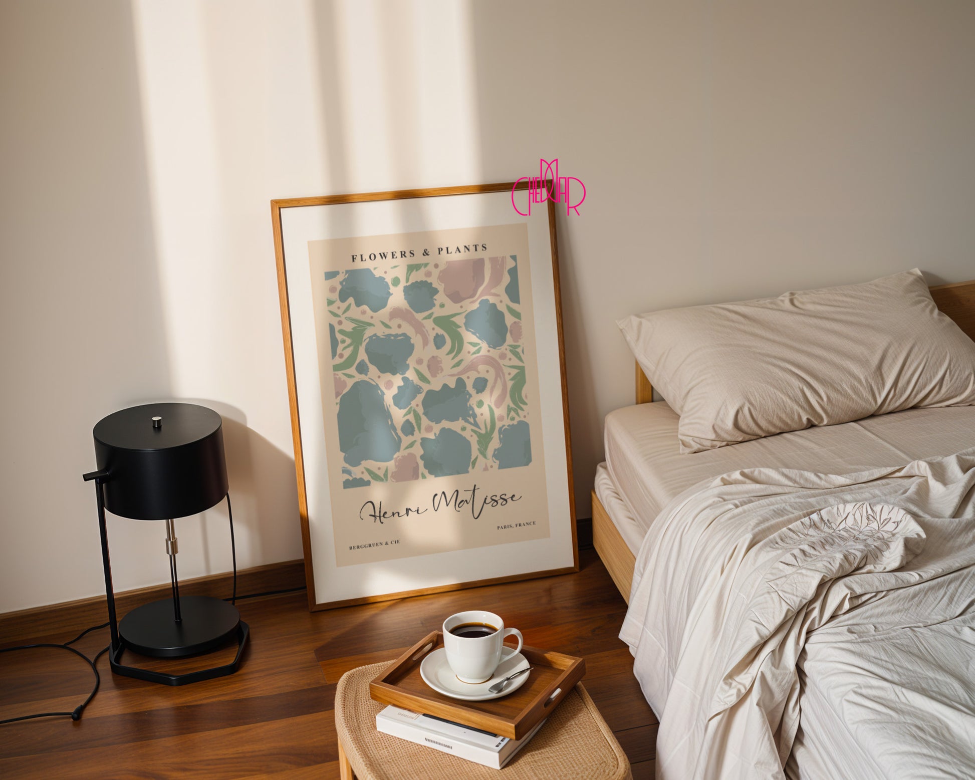 Matisse Flowers & Plants – Pastel Abstract Exhibition Poster