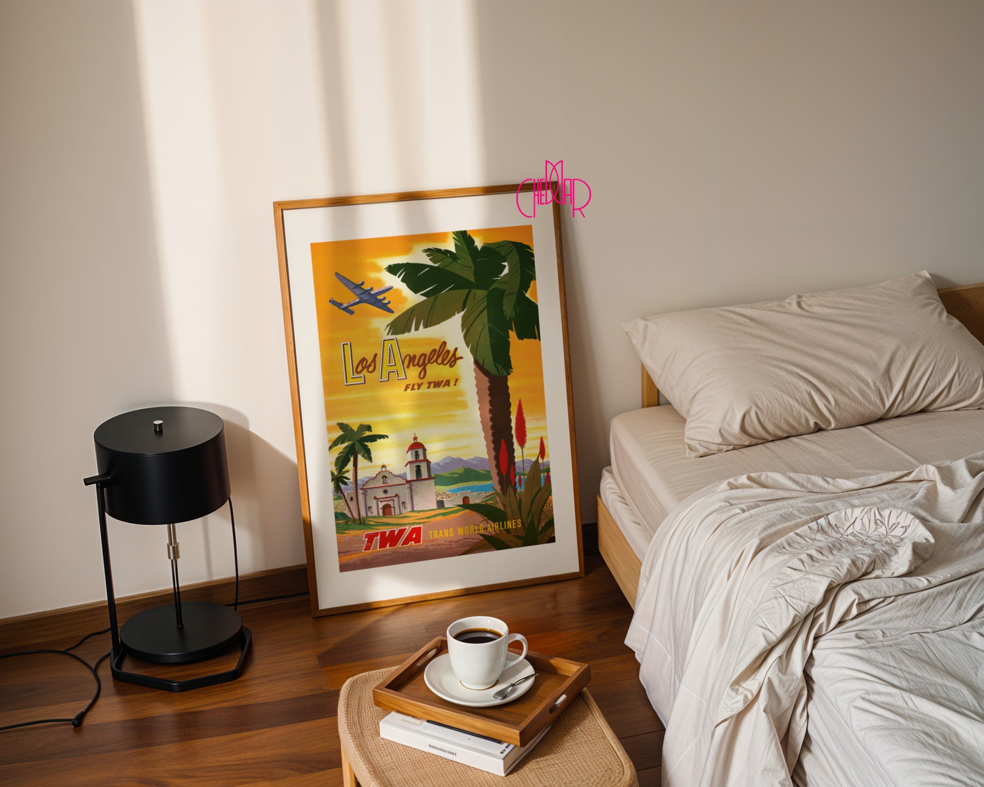 Plakat Los Angeles – Fly TWA, Vintage, Retro, USA