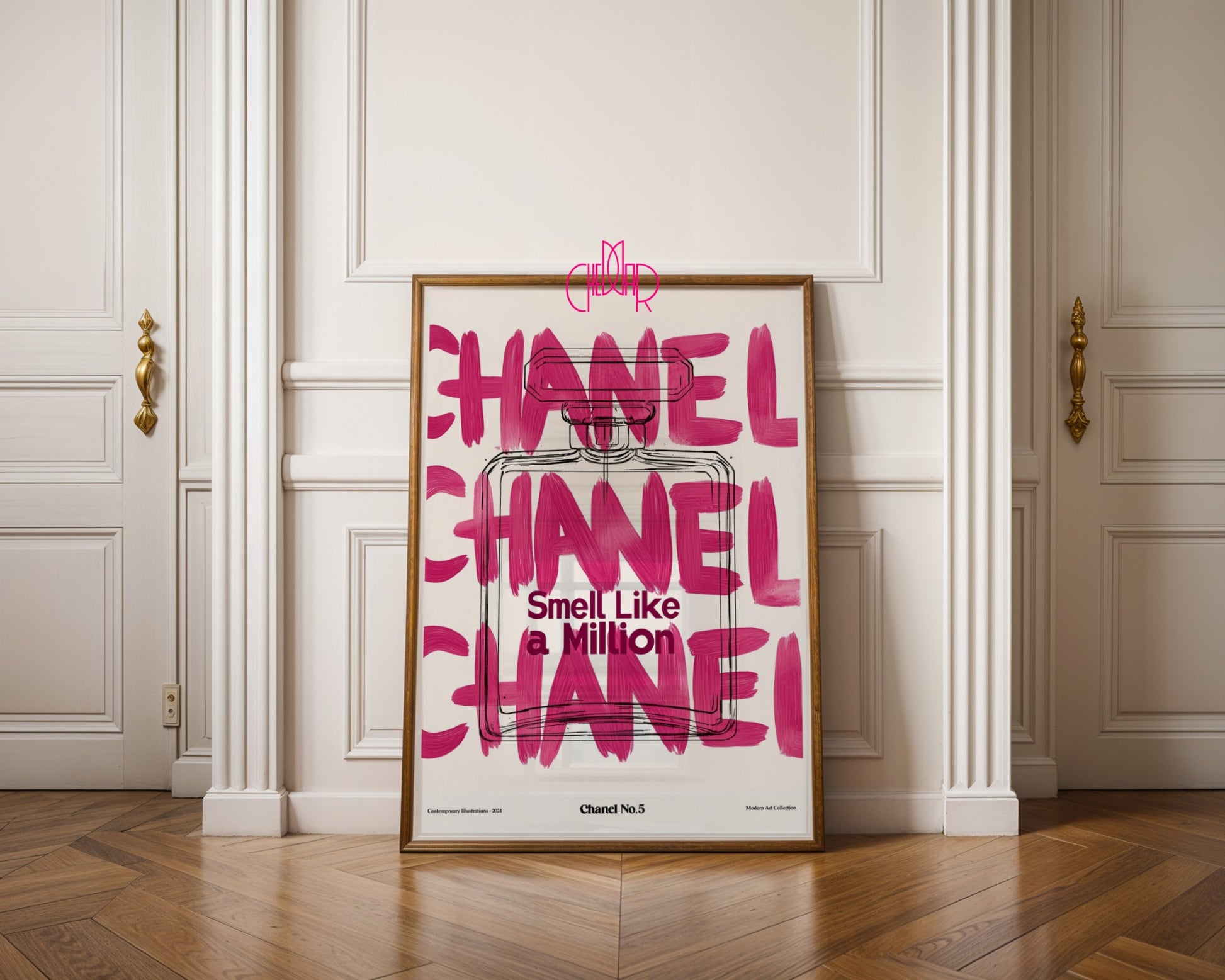 Plakat no.5, Chanel, Small lika a Million, humorystyczny