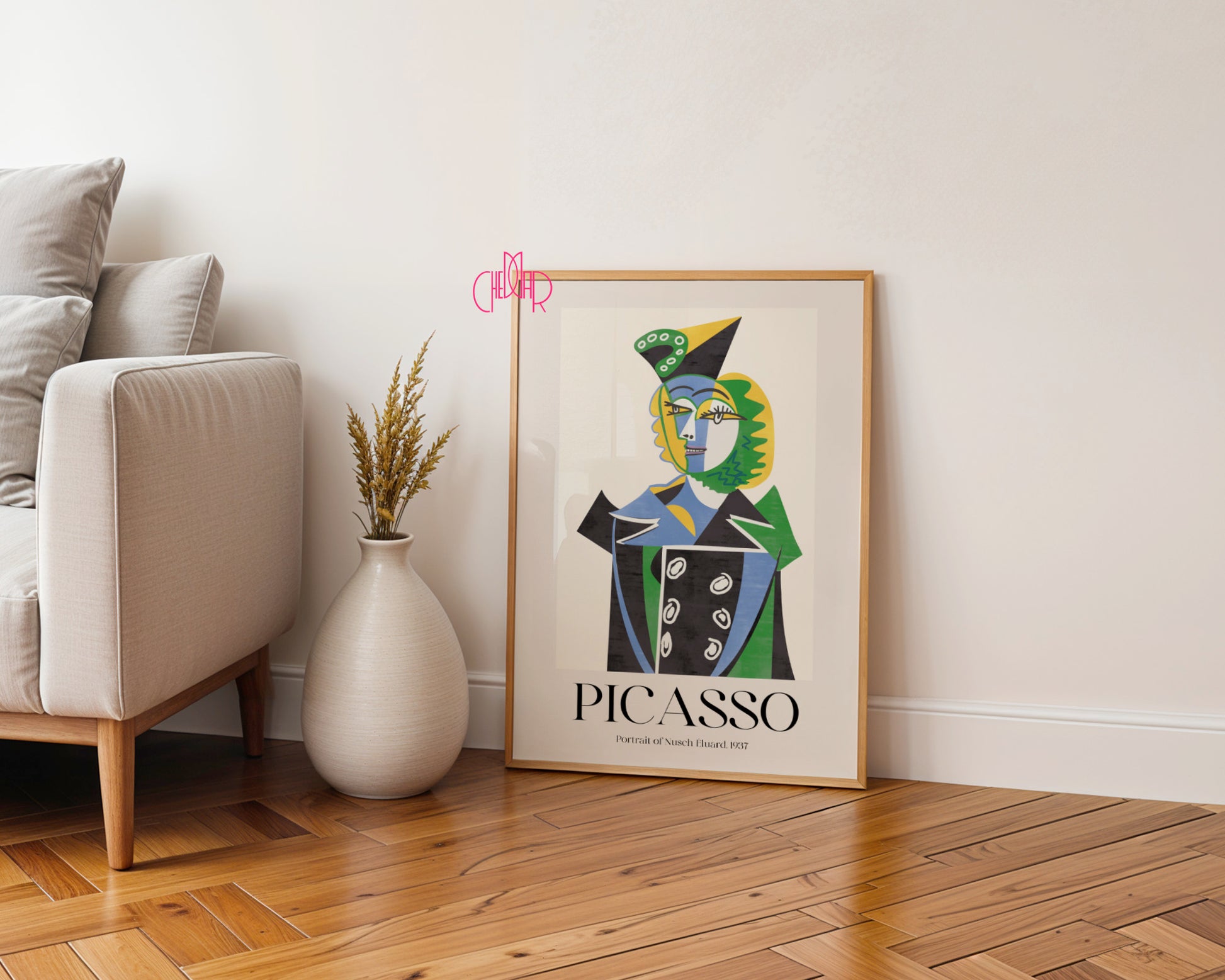 Picasso – Portrait of Nusch Éluard 1937 | Plakat Galeryjny Fauve Kubistyczna wibracja barw i poetycka dusza