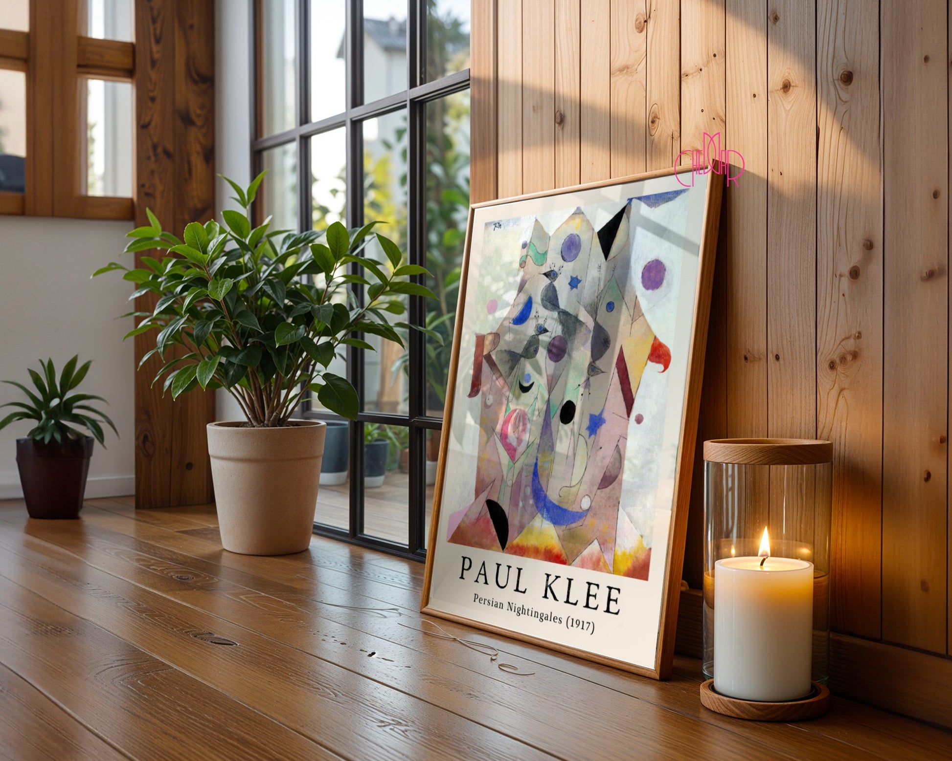 Plakat Paul Klee Persian Nightingales kubizm, abstrakcja