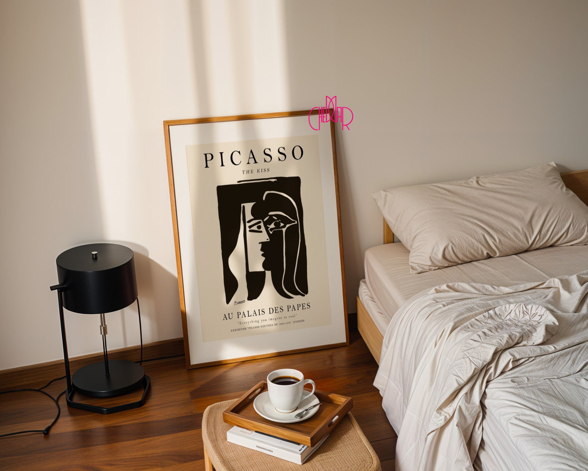 Pablo Picasso – The Kiss Abstract Exhibition Poster