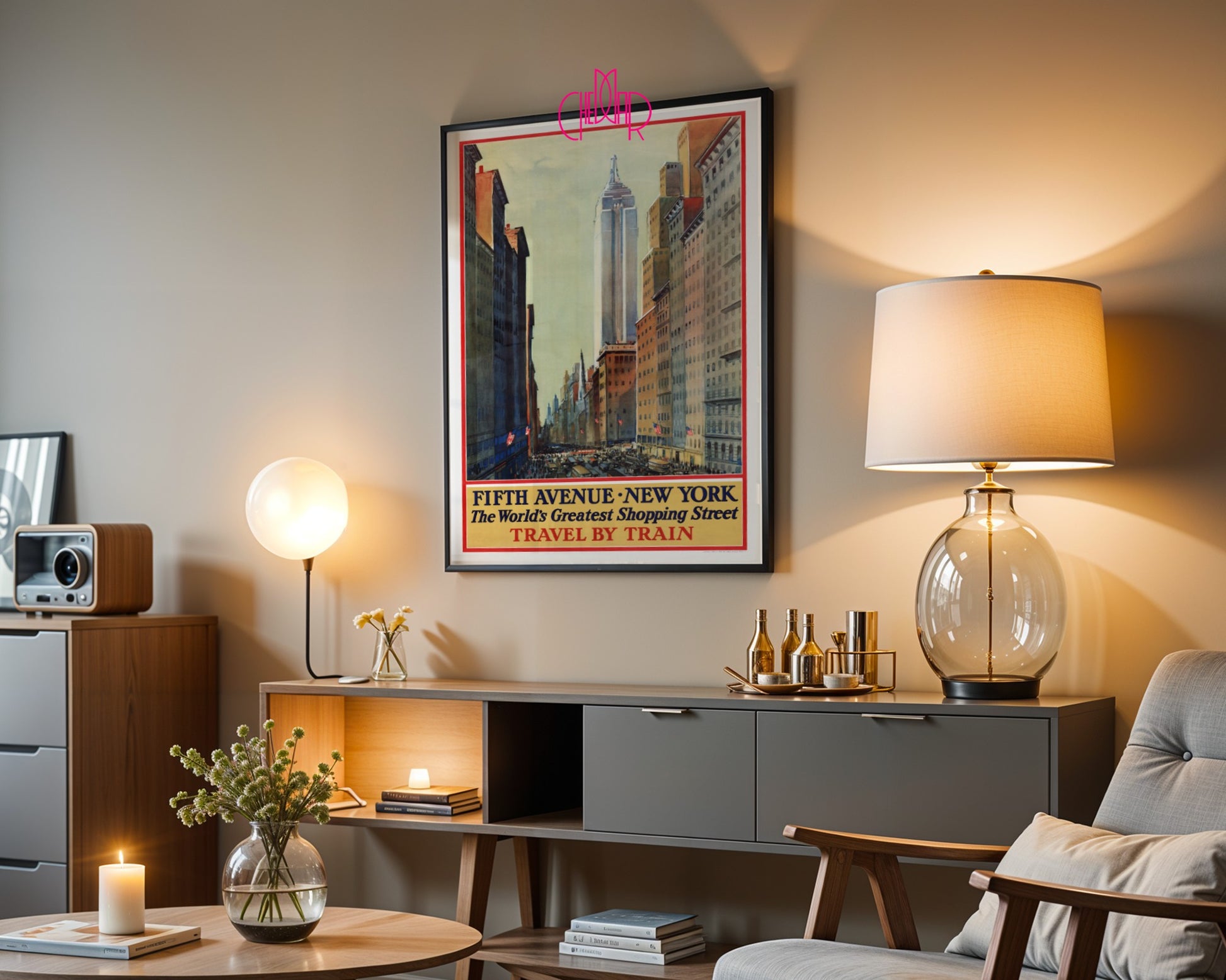 Plakat Retro – Fifth Avenue, New York – The World’s Greatest Shopping Street, 1920s