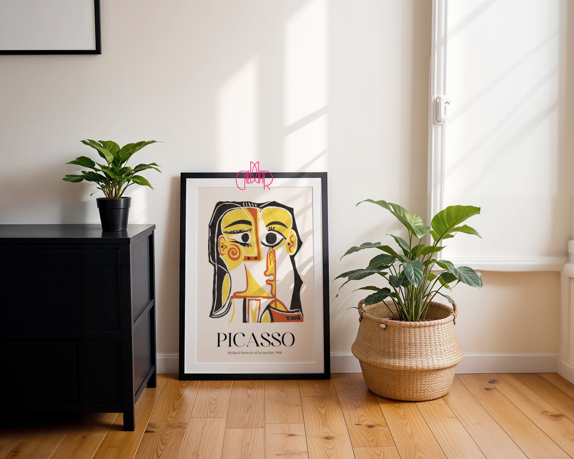 Picasso – Stylized Portrait of Jacqueline 1962 | Plakat Galeryjny Cubist