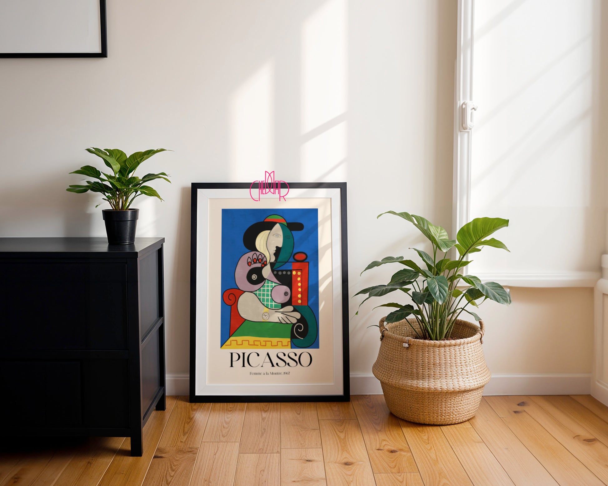 Picasso – Femme à la Montre (Kobieta z zegarkiem) 1967 | Plakat Galeryjny Surrealist